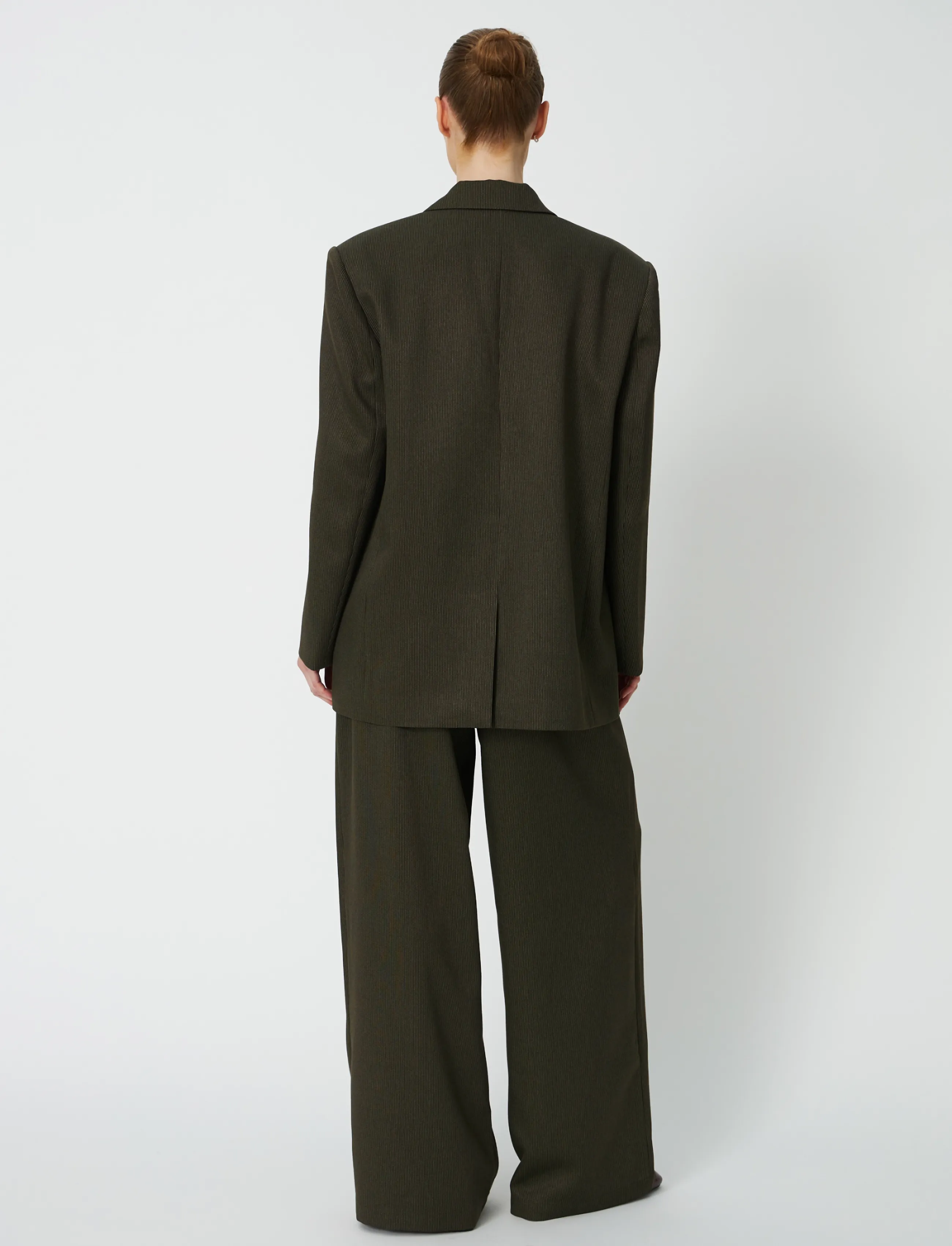Stella Nova - Oversized Blazer - enkelknäppta kavajer - army - 3