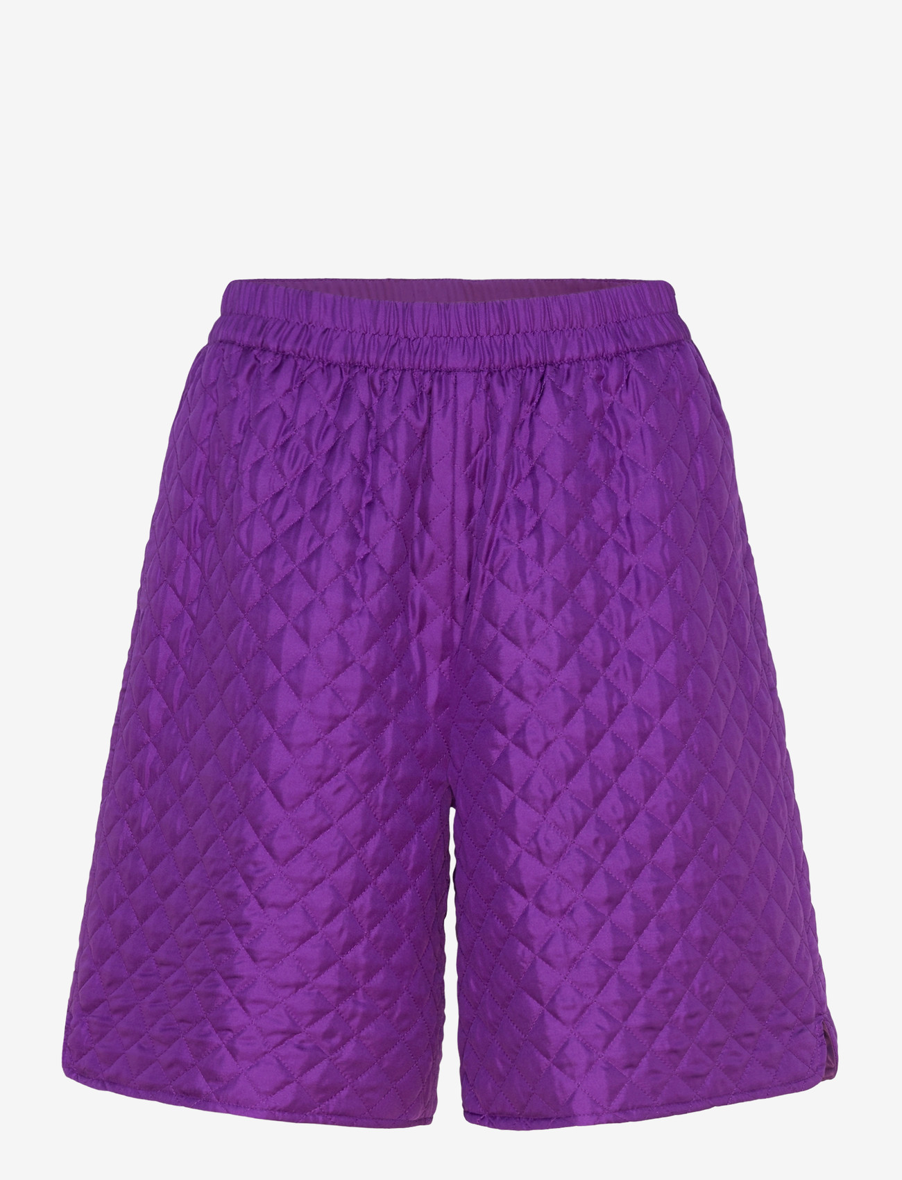 Stella Nova - Quilted Silk Shorts - casual shorts - 542 seductive purple - 1
