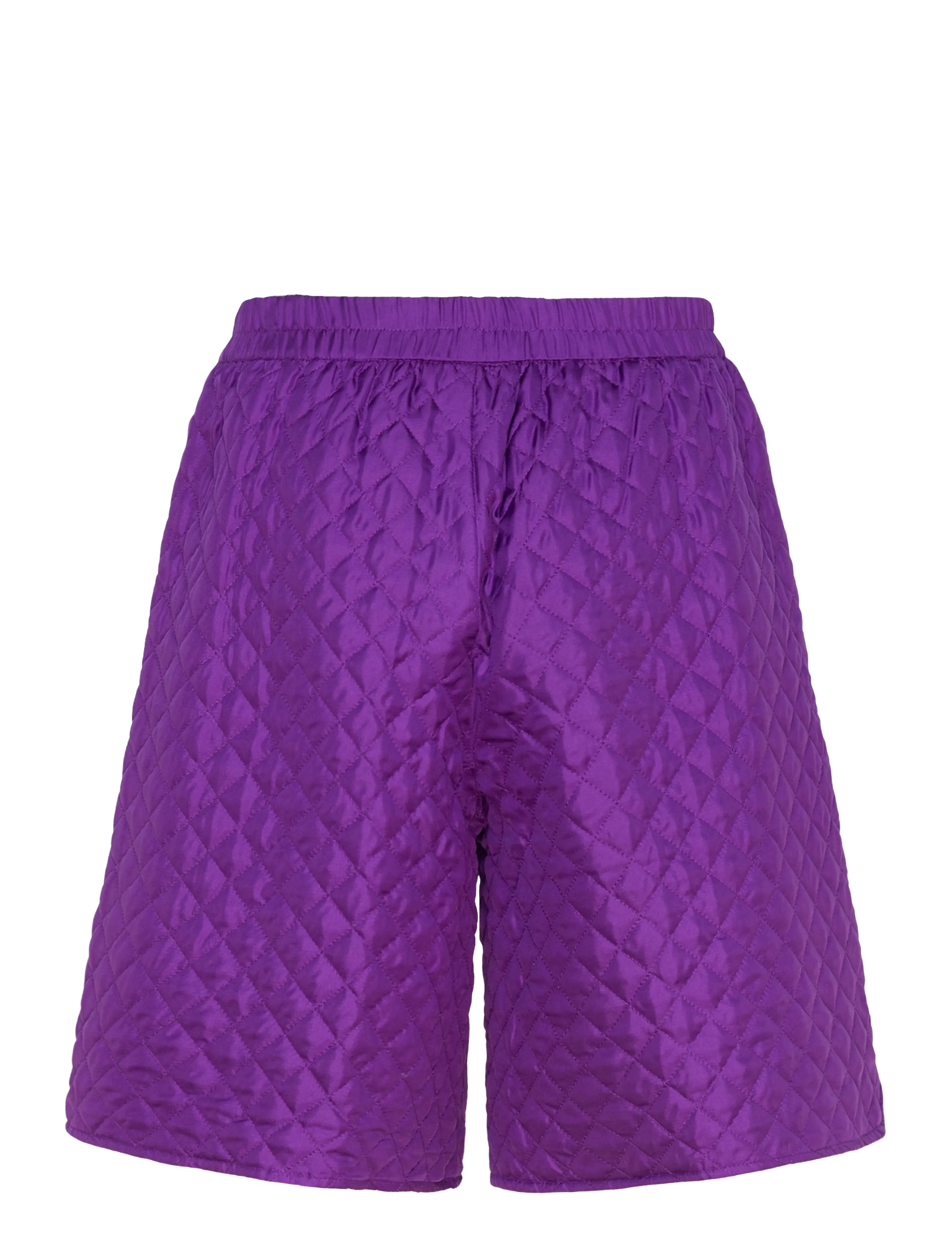 Stella Nova - Quilted Silk Shorts - lühikesed vabaajapüksid - 542 seductive purple - 2