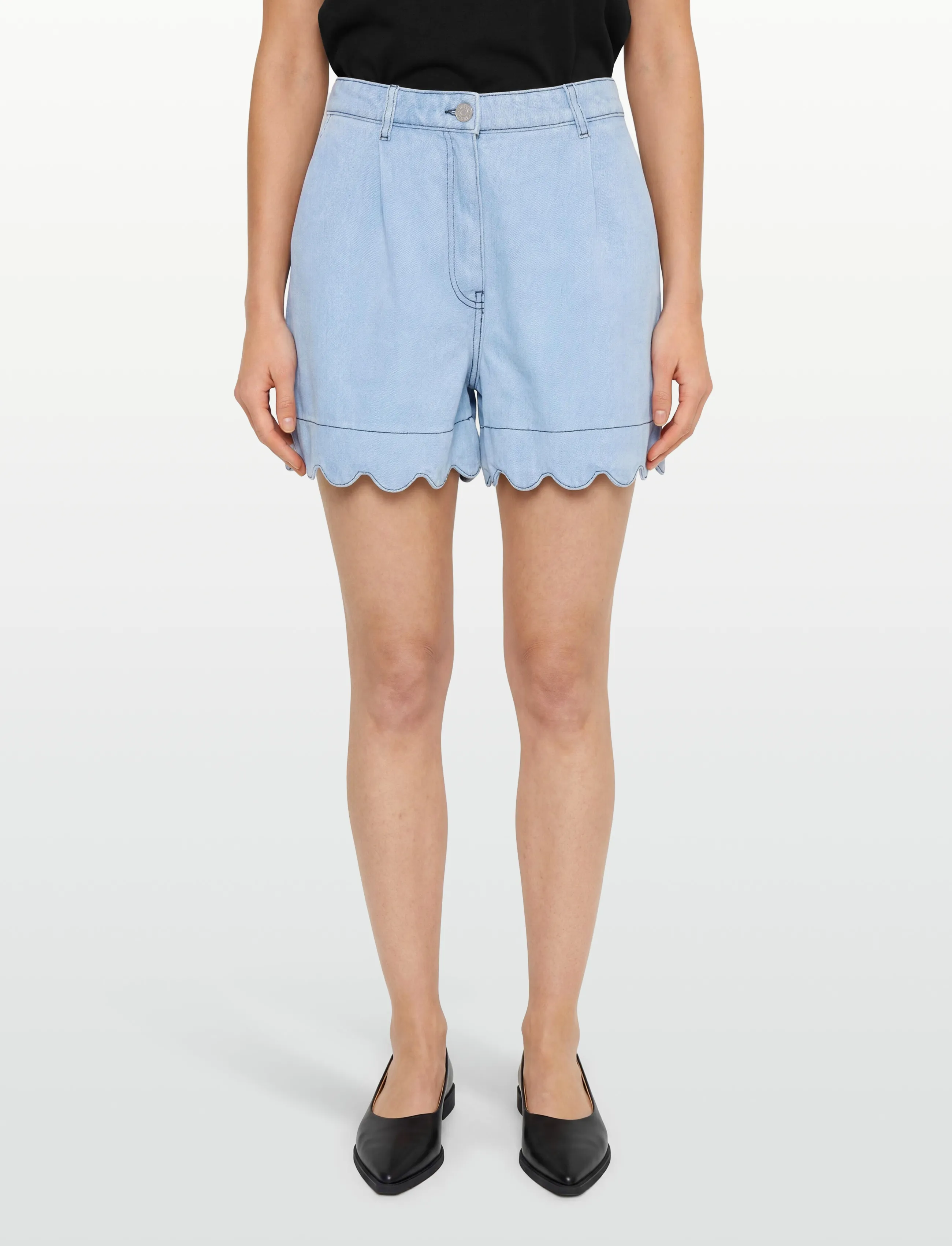 Stella Nova - Soft Demin Shorts - light blue - 3