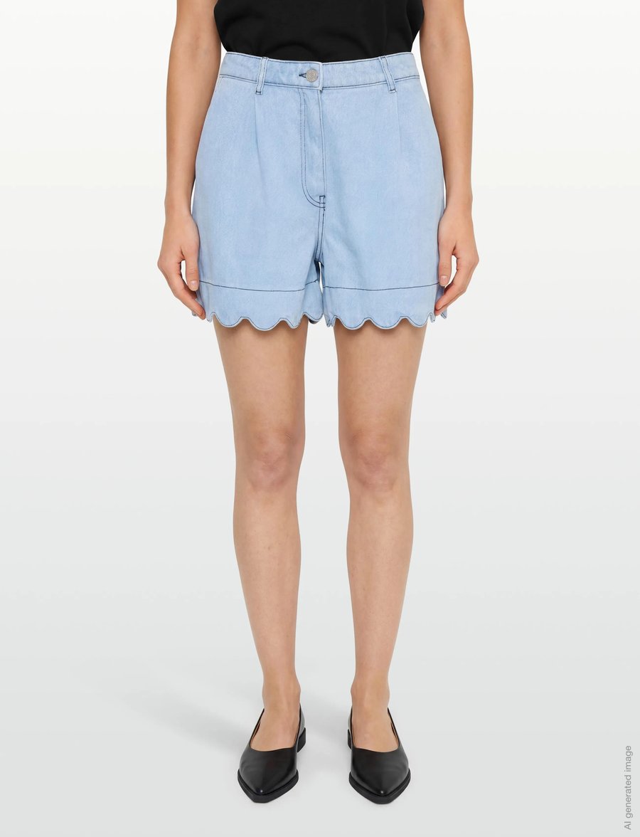 Stella Nova - Soft Demin Shorts - light blue - 3