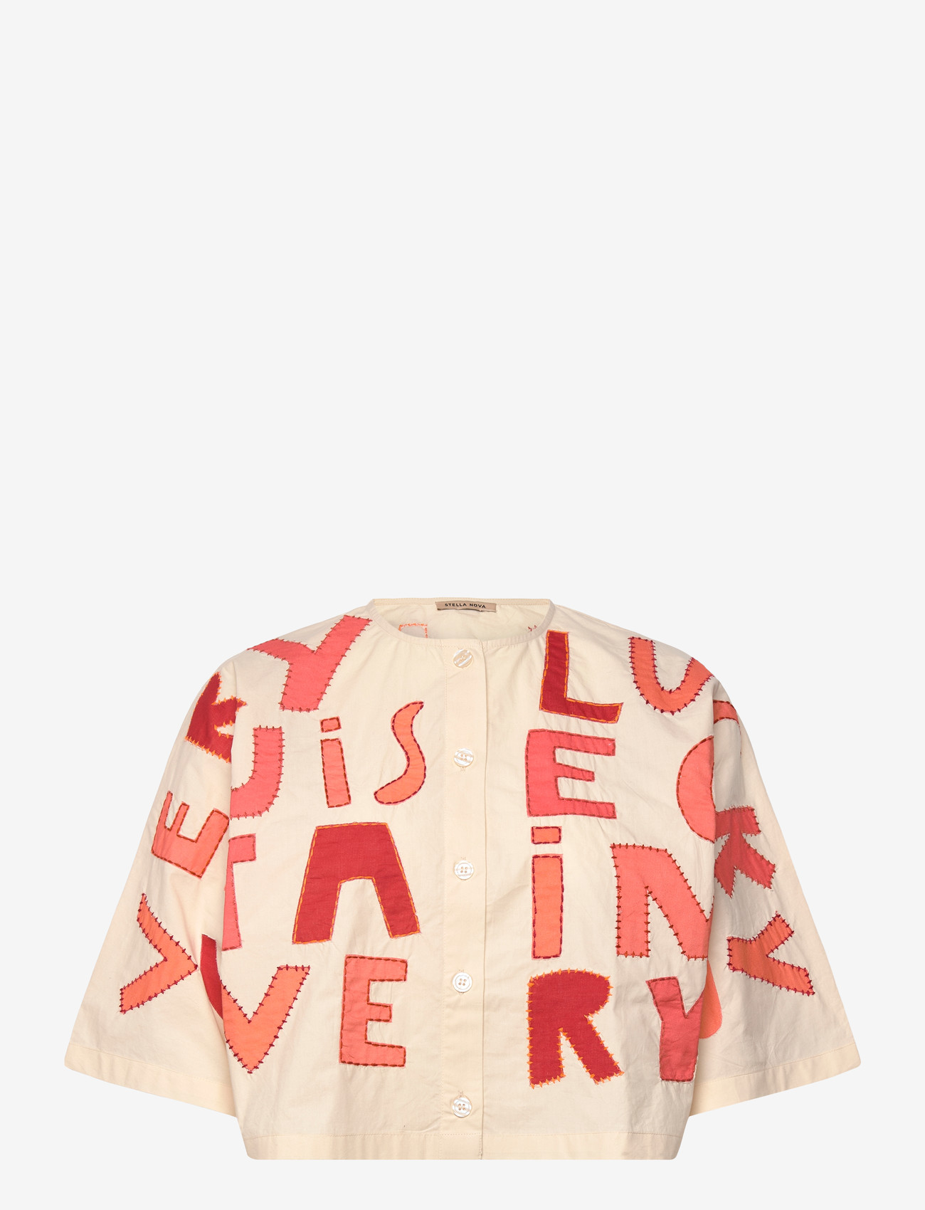 Stella Nova - Cruise Shirt - denim shirts - 681 mixed red - 1