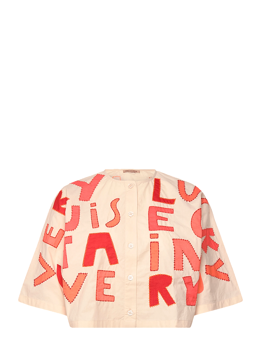 Stella Nova - Cruise Shirt - jeansblouses - 681 mixed red - 1