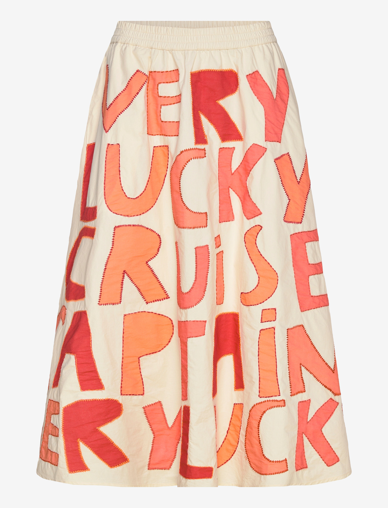 Stella Nova - Cruise Skirt - midi-röcke - 681 mixed red - 1