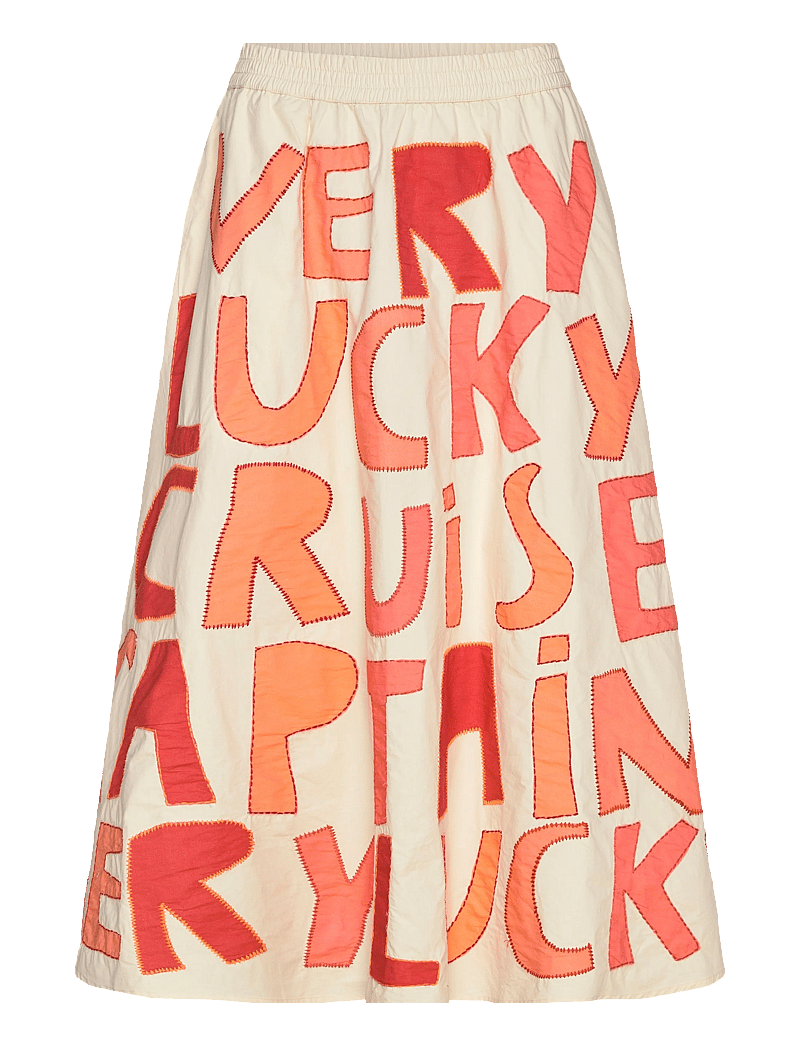 Stella Nova - Cruise Skirt - midi-röcke - 681 mixed red - 1