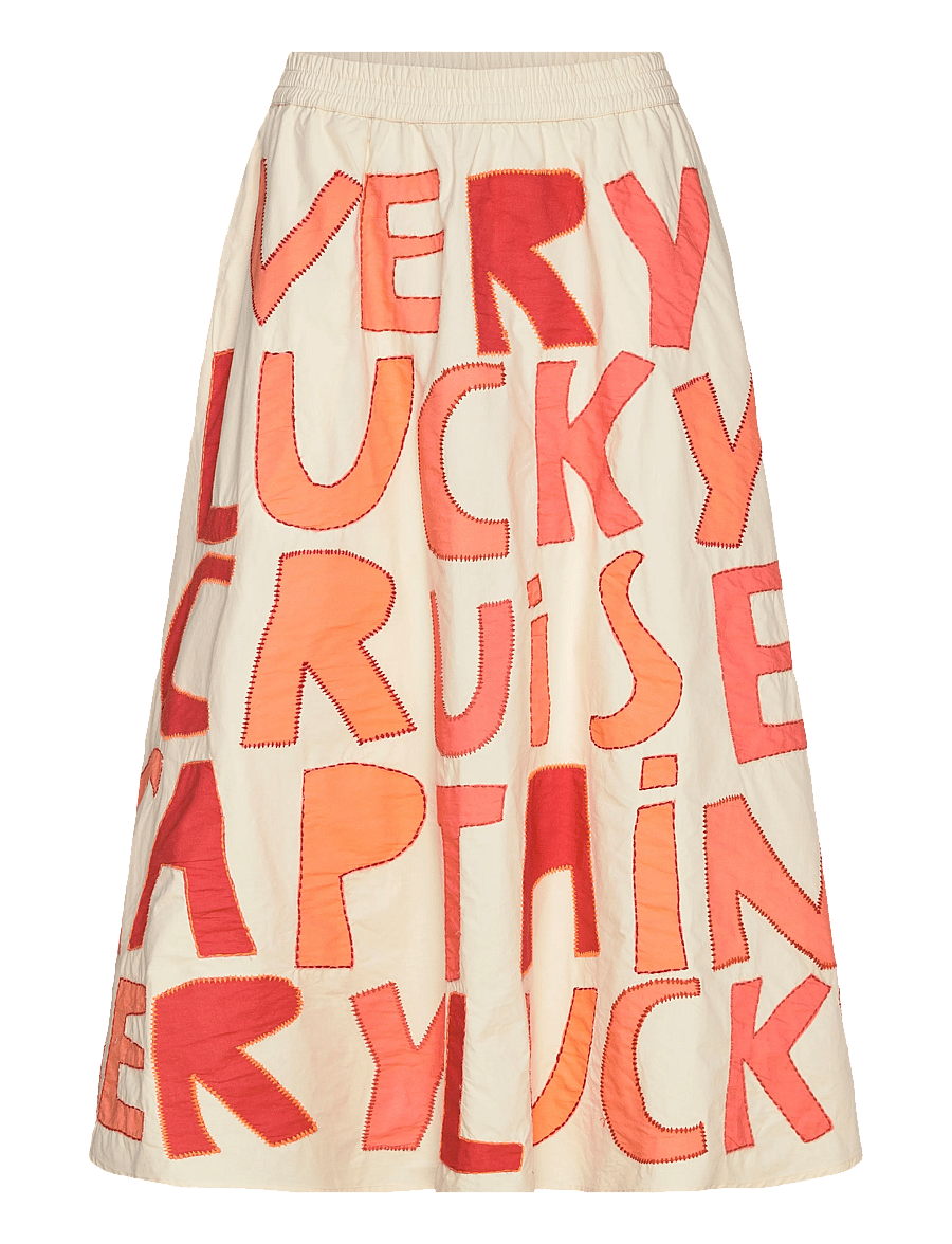Stella Nova - Cruise Skirt - midiseelikud - 681 mixed red - 1