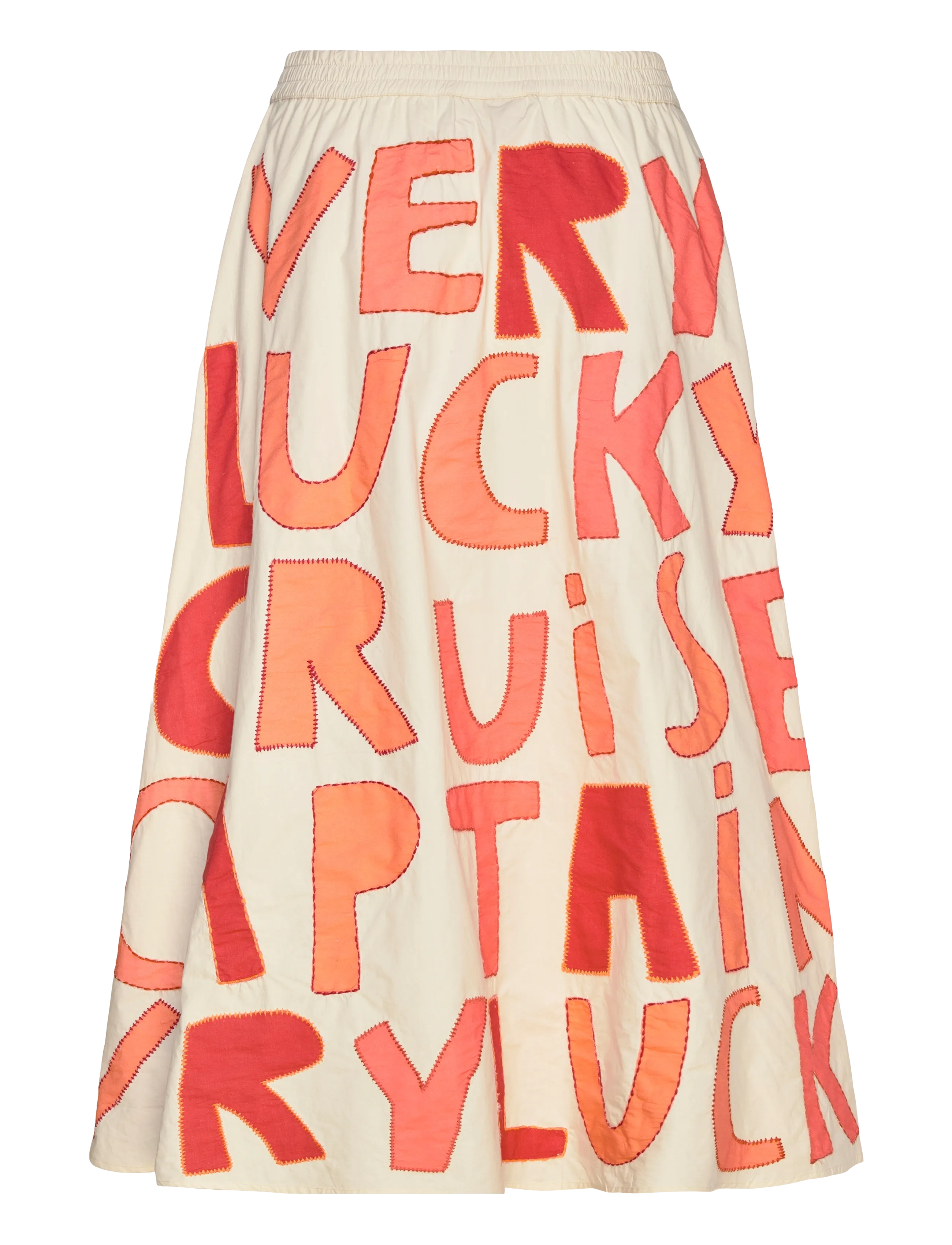 Stella Nova - Cruise Skirt - midiseelikud - 681 mixed red - 2