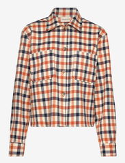 Checked heavy shirt - NAVY/RED/CREME CHECK