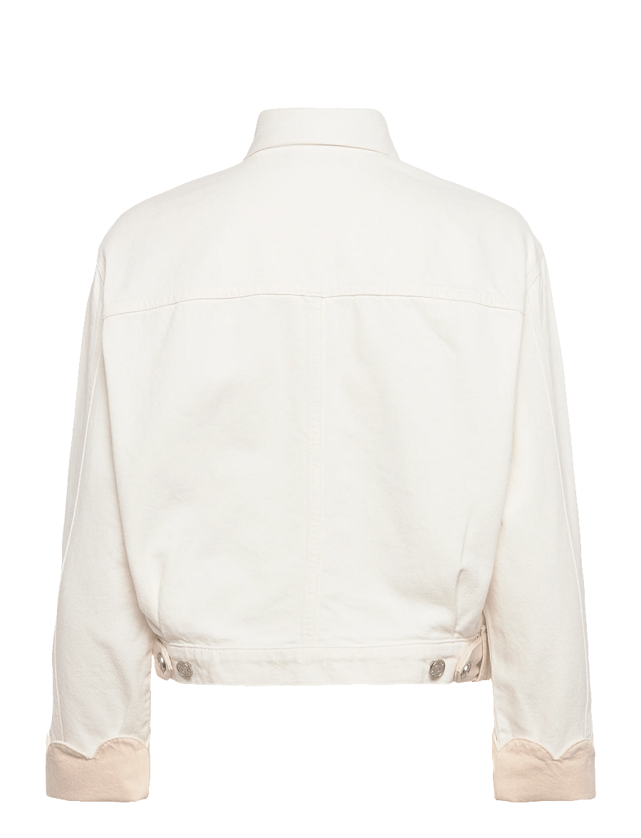 Stella Nova - Two-Toned Cotton Jacket - forårsjakker - denim moon wash - 1