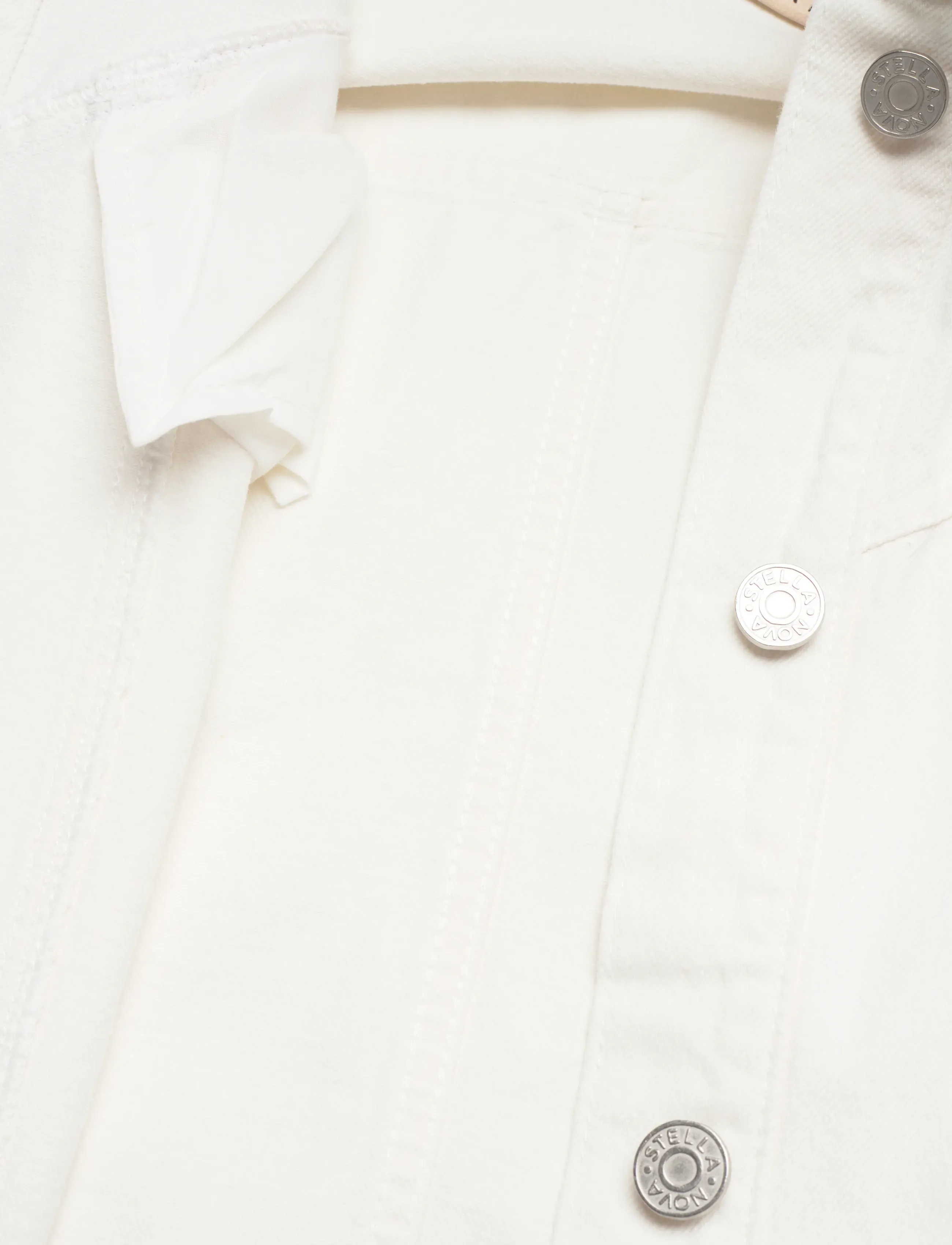 Stella Nova - Two-Toned Cotton Jacket - denimjakker - denim moon wash - 3