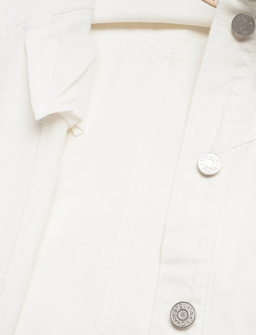 Stella Nova - Two-Toned Cotton Jacket - forårsjakker - denim moon wash - 3