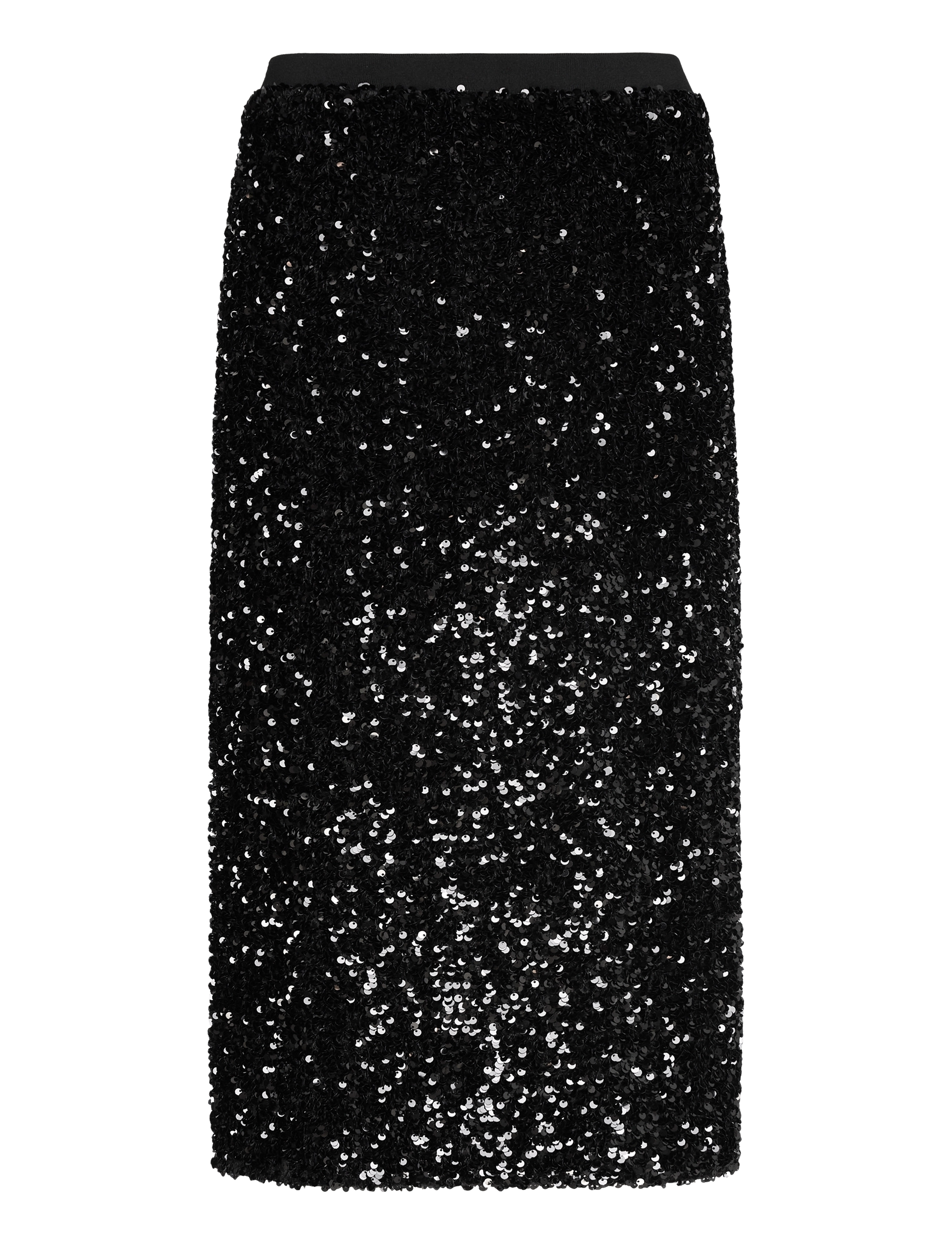 Stella Nova - Sequins midi skirt - black - 1