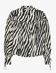 Stella Nova - Alison - long-sleeved shirts - creme/black - 0
