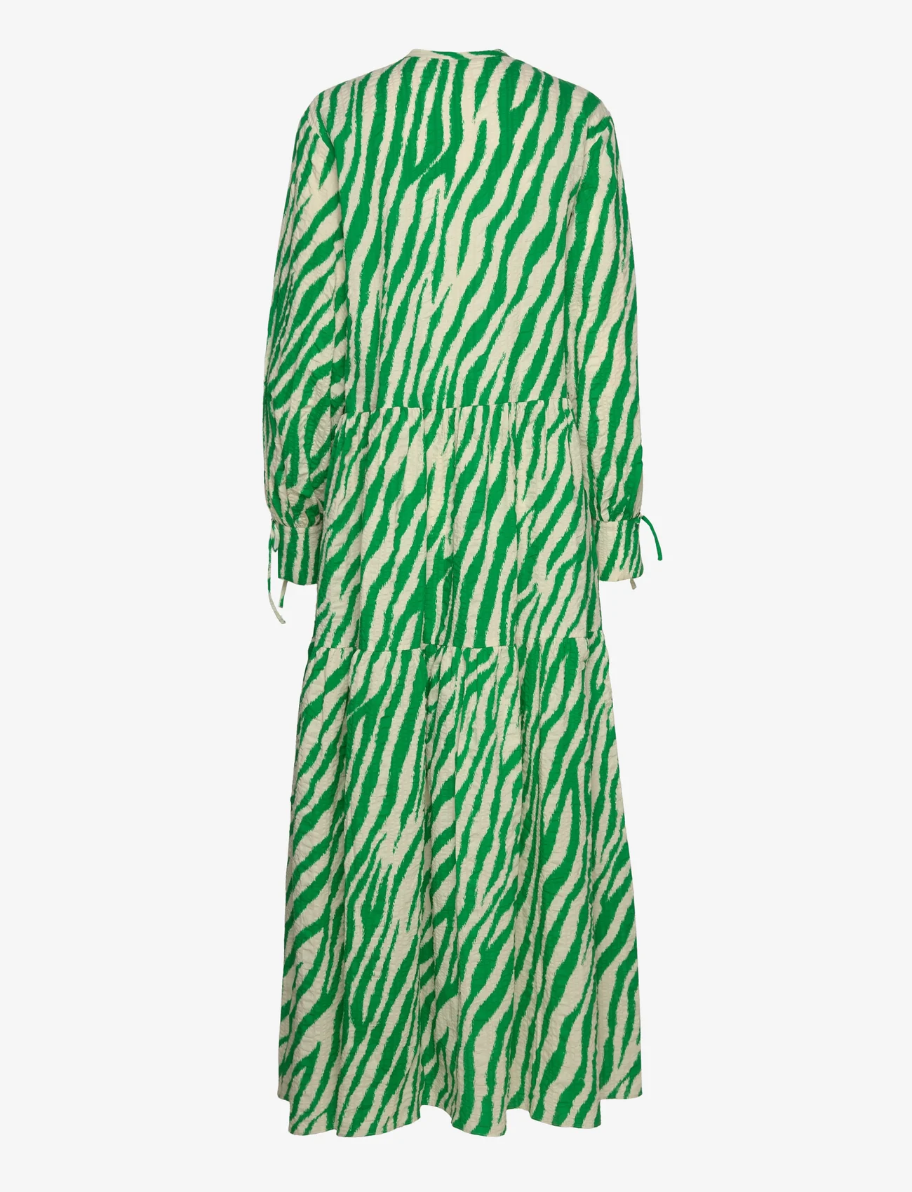 Stella Nova - Isolda - sukienki koszulowe - green/creme - 1