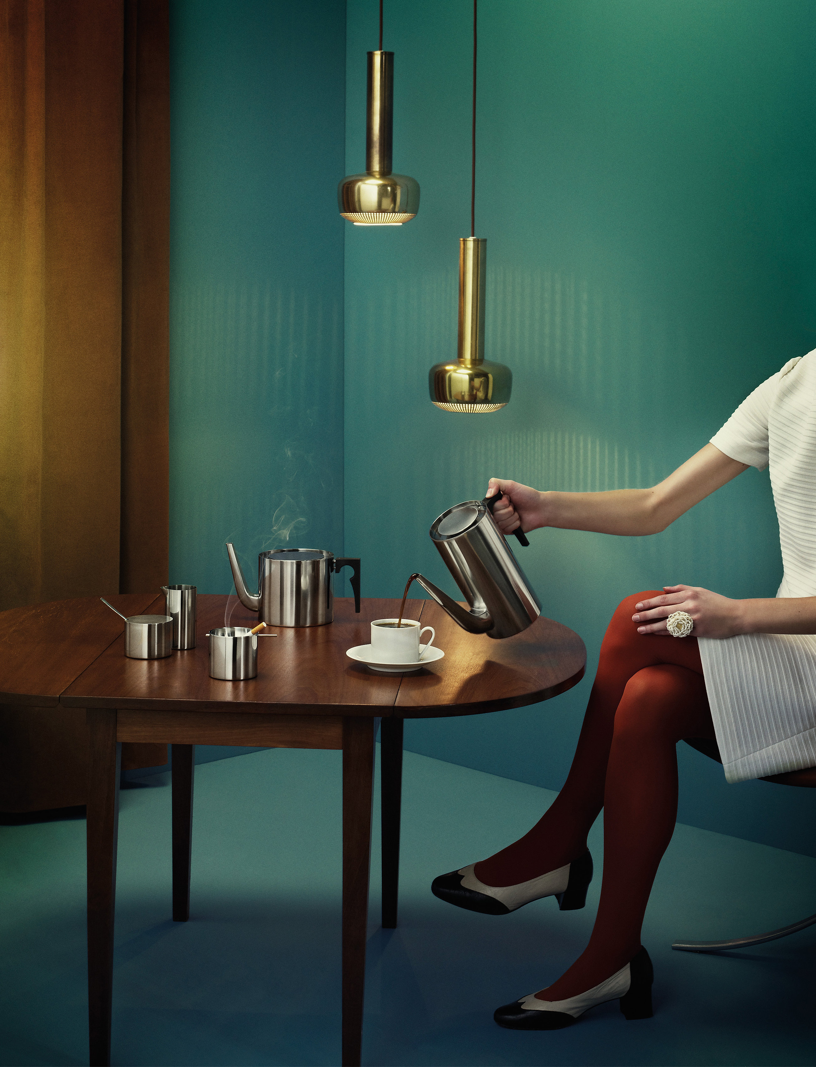 Stelton - Arne Jacobsen tekande 1.25 l. steel - steel - 3