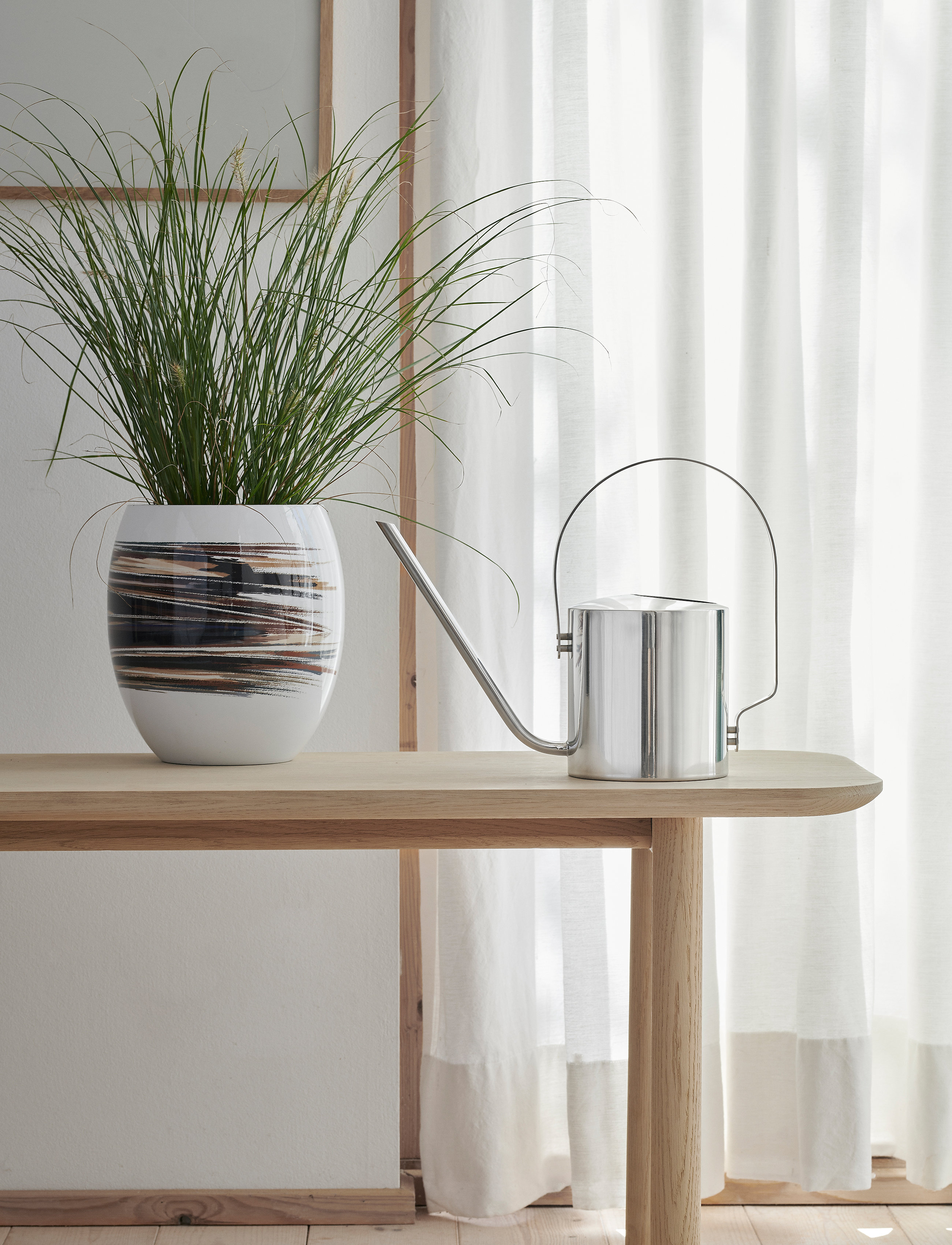 Stelton Original Blomstervandkande 1.7 L. Steel, 1.7L, Decoration, Silber - Watering Cans, Homeware