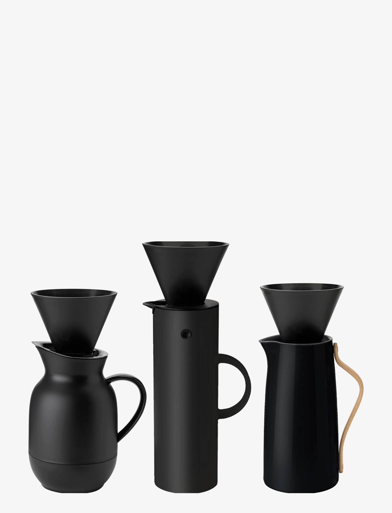 Stelton - Stelton Coffee Treatment to thermoskan - cafetières pour slow brew et pour-over - black - 2