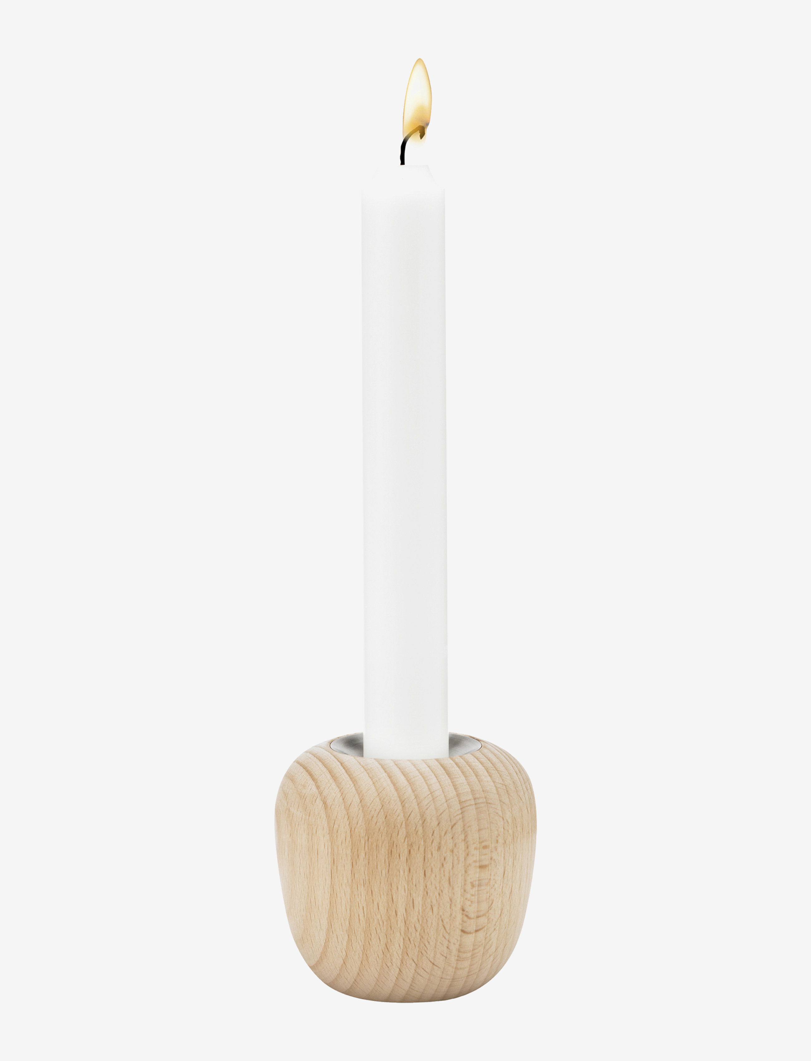 STELTON Ora Lysestage H 6.5 Cm Beech Wood Braun - H7CMx7.40 - Unisex