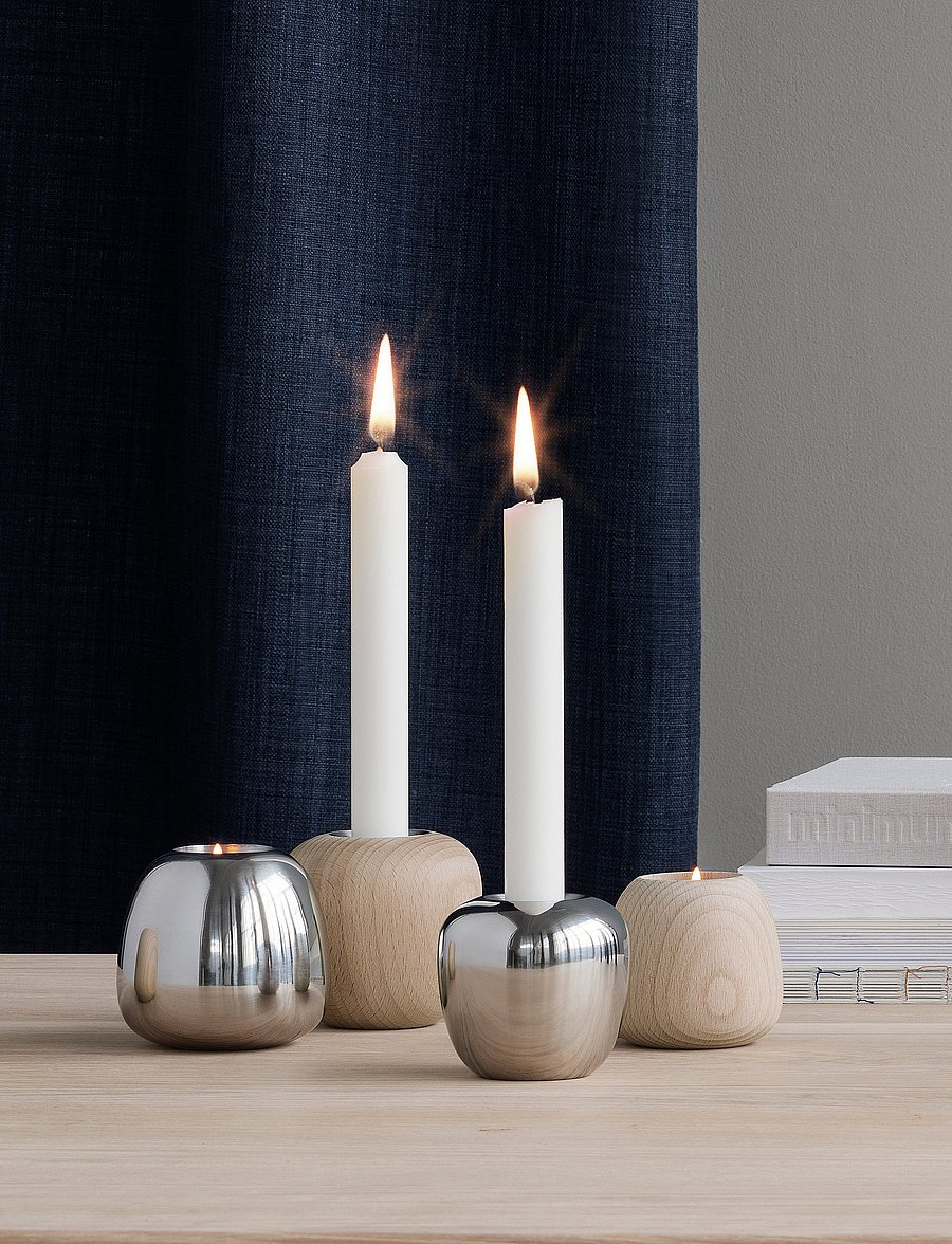 Stelton - Ora candleholder - küünlajalad - steel - 0
