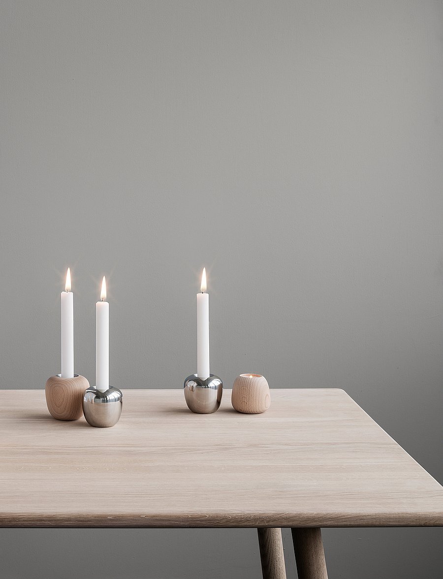 Stelton - Ora candleholder - küünlajalad - steel - 5