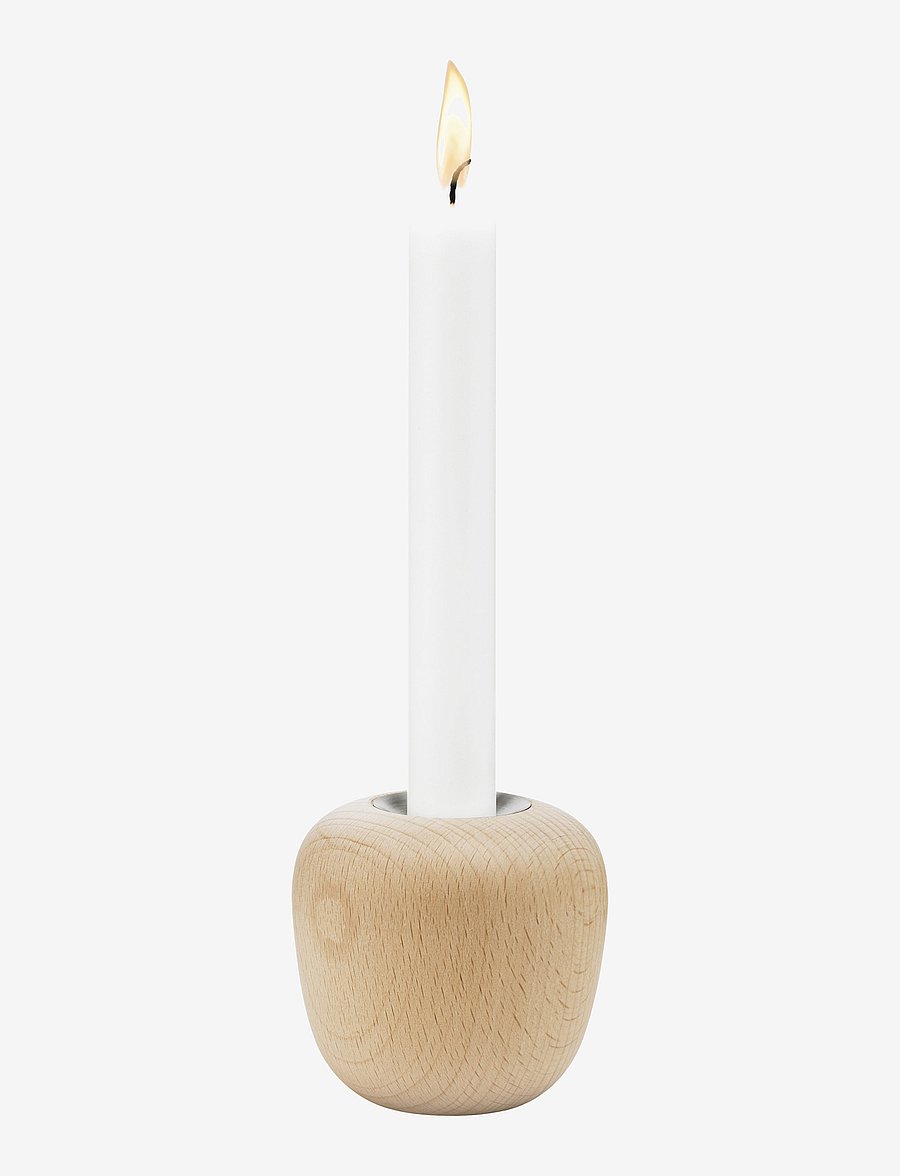 Stelton - Ora candleholder - kerzenständer - beech wood - 1