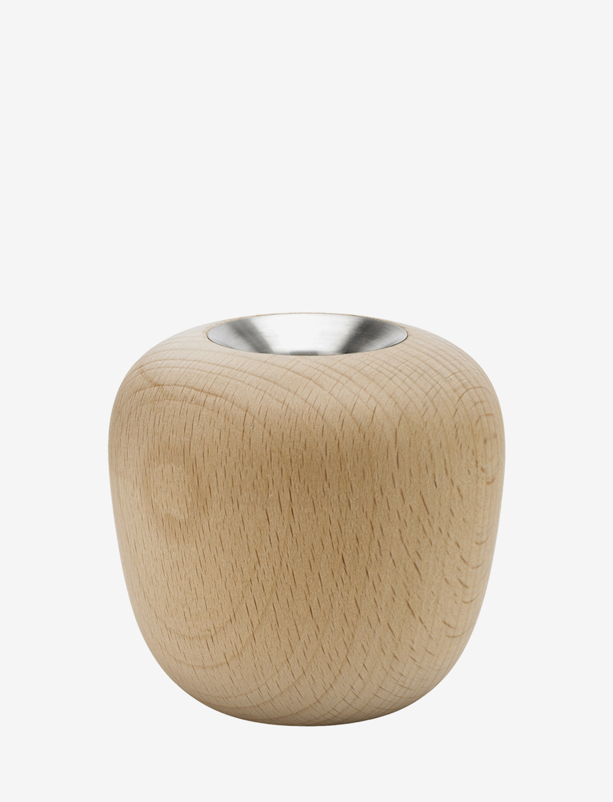 Stelton - Ora lysestake H 8 cm beech wood - lysestaker - beech wood - 3