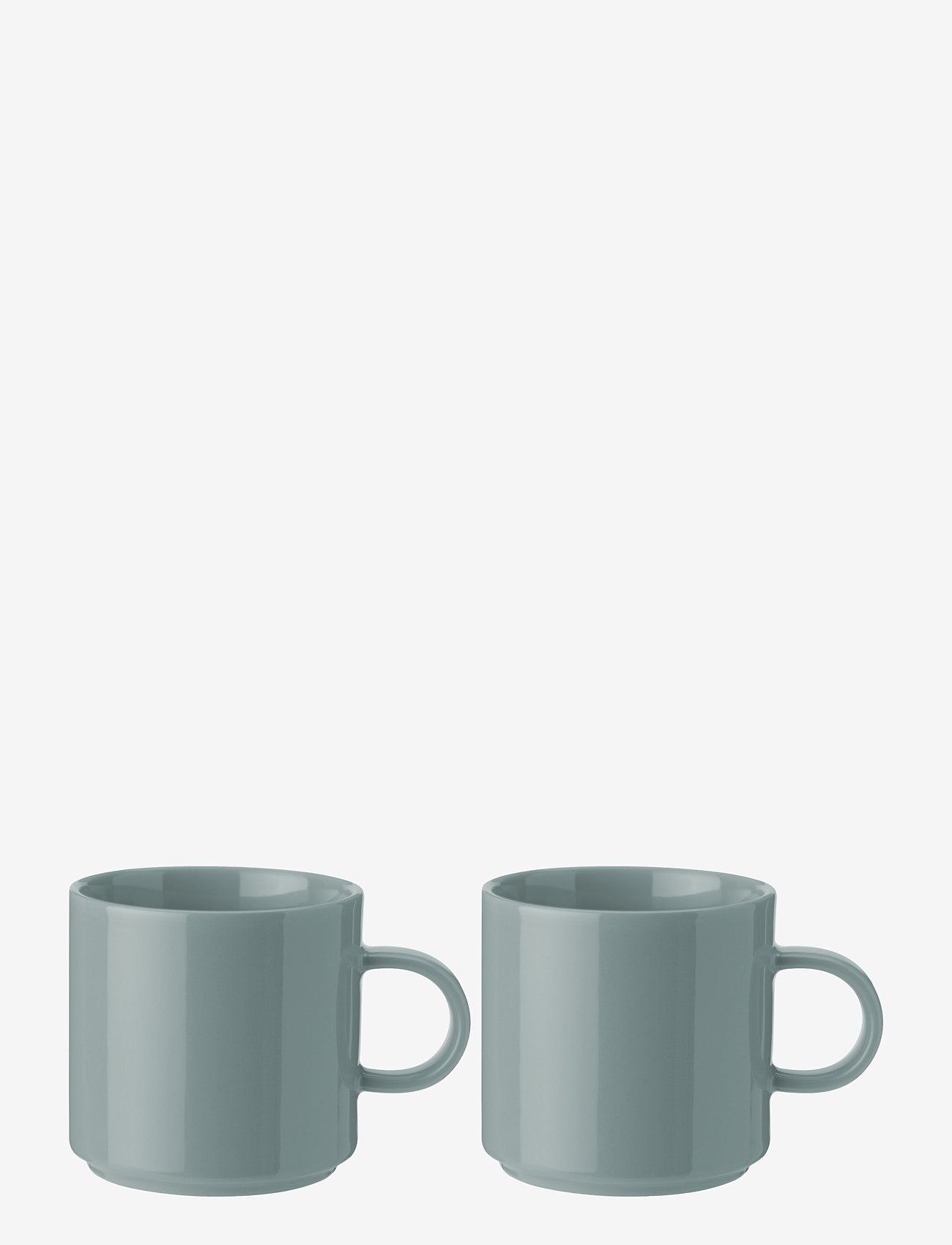 Stelton - Stelton Mug 2 pcs - coffee cups - dusty green - 1