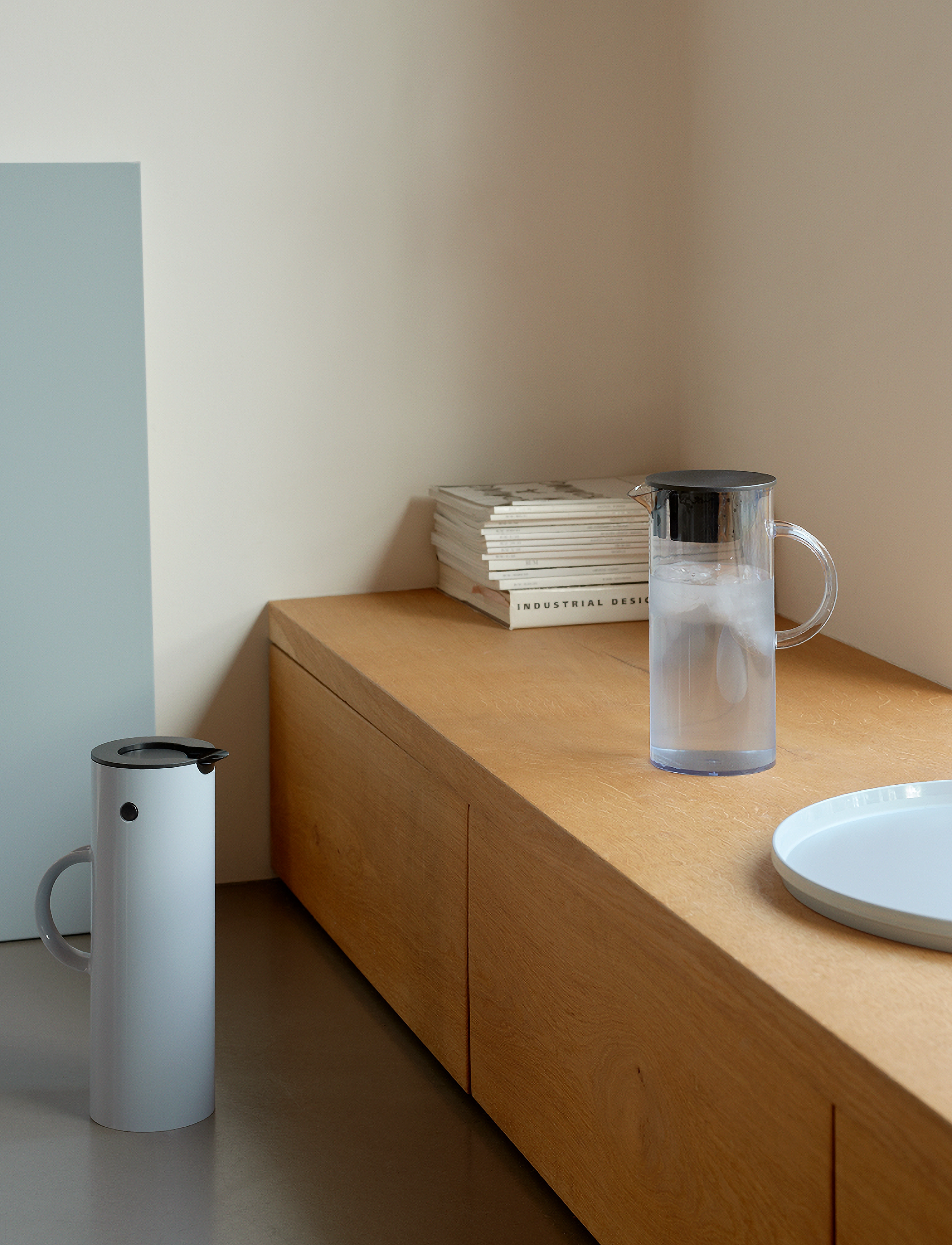 Stelton - EM77 jug with lid, 1.5 l. - nach preis einkaufen - blue - 0
