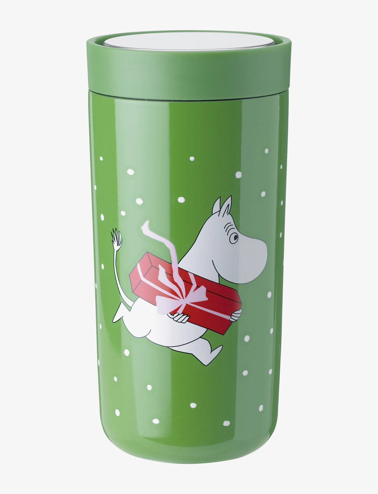 STELTON To Go Click Termokop 0.4 L. Moomin Present Grün - 40 CL - Unisex