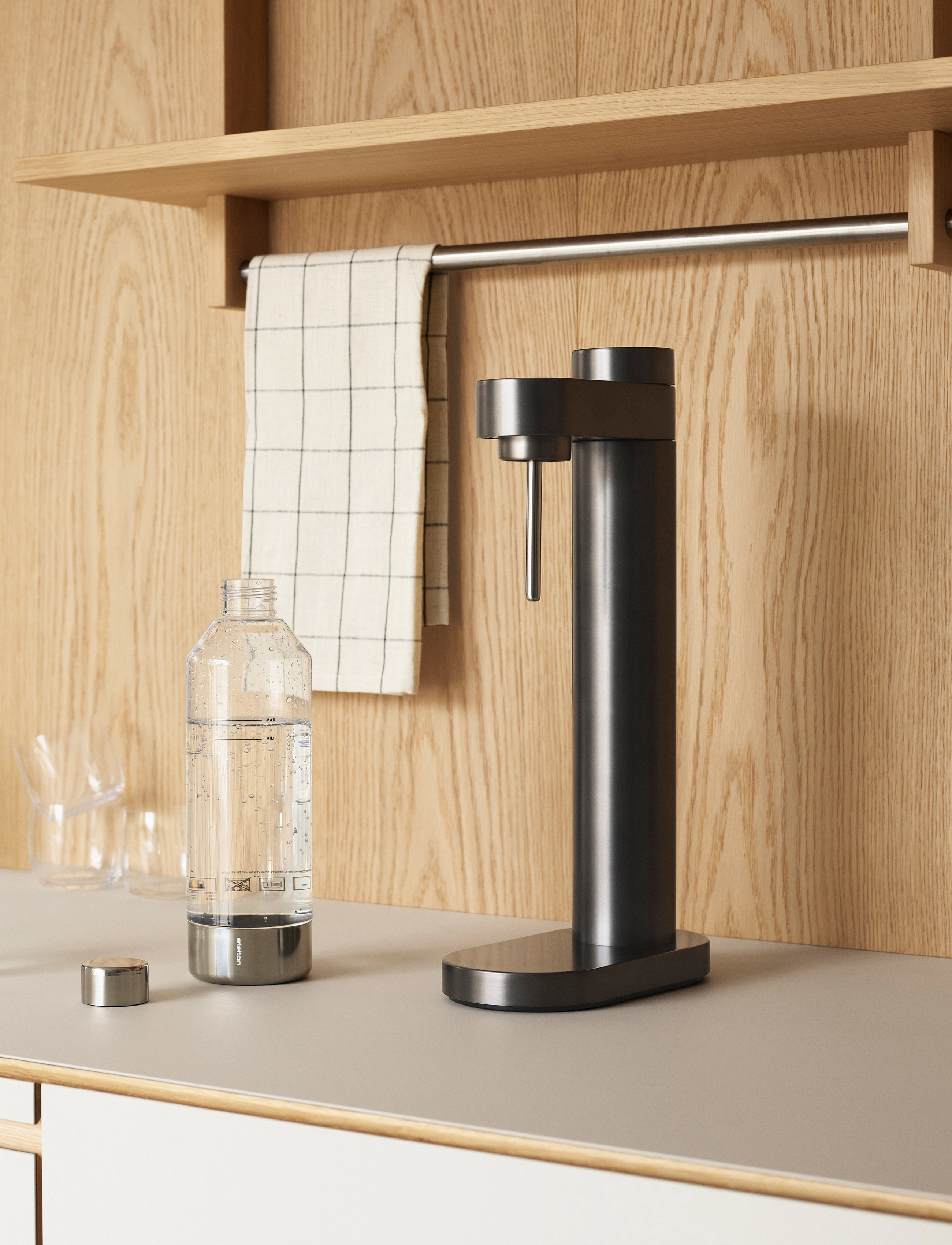 Stelton - Brus kolsyremaskin - kolsyremaskiner - black metallic - 5