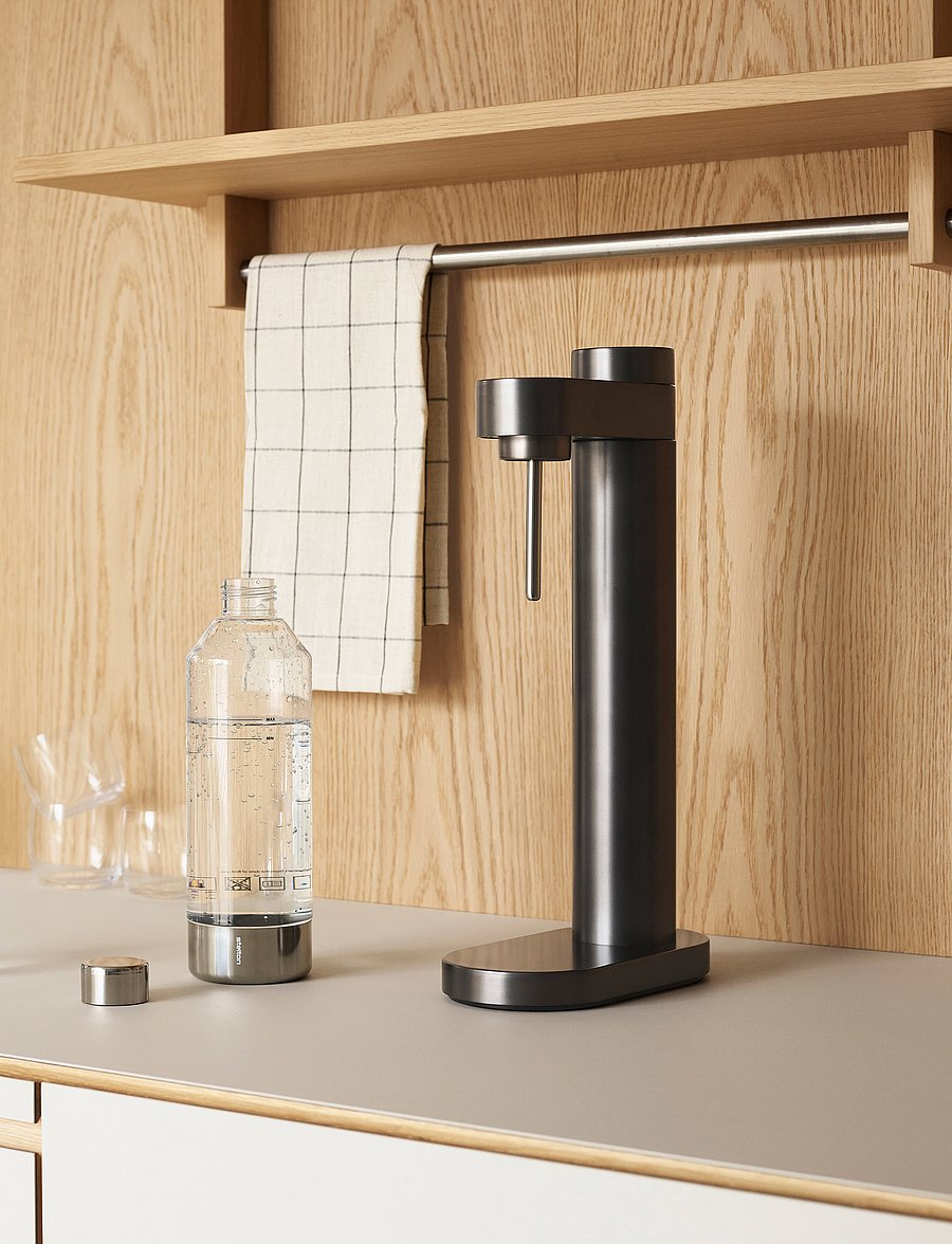 Stelton - Brus carbonator - mulliveemasinad - black metallic - 5