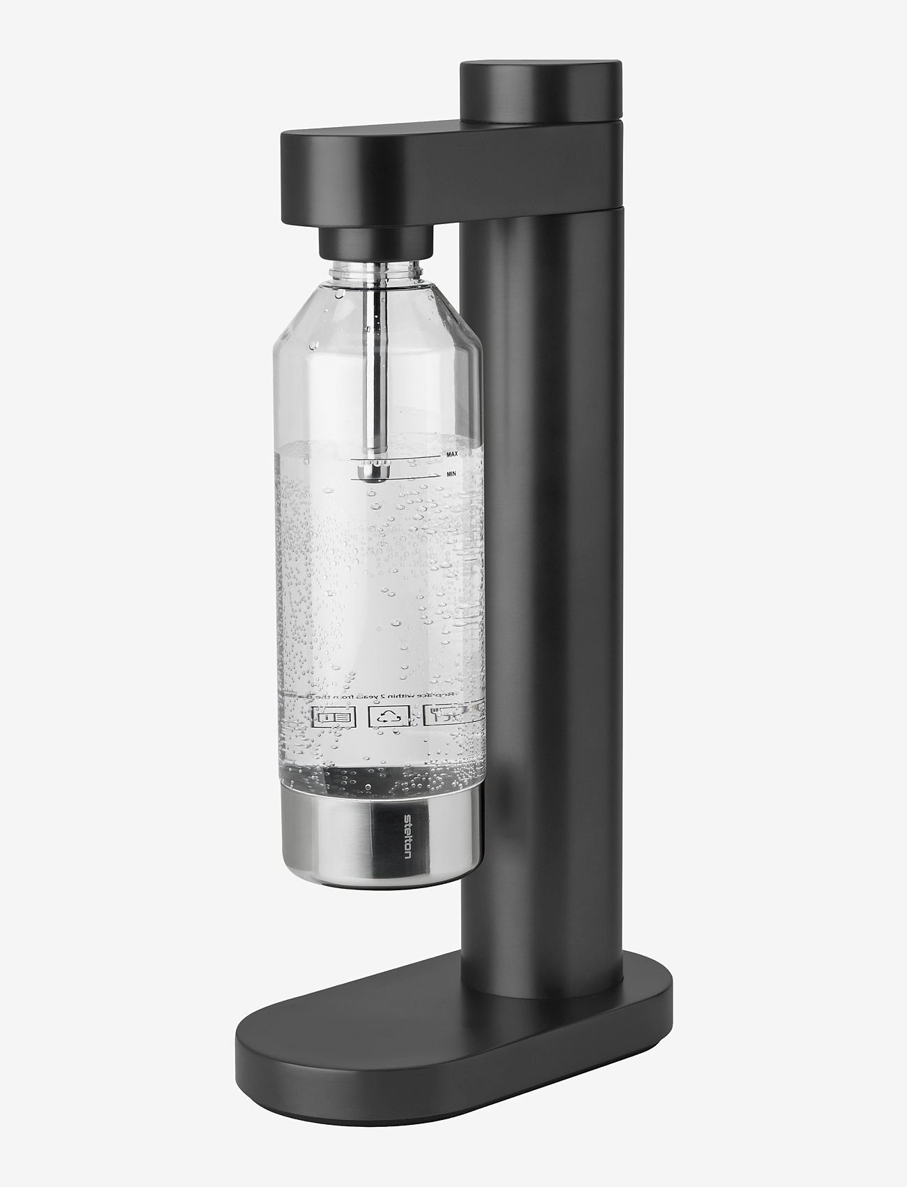 Stelton - Brus carbonator - mulliveemasinad - black metallic - 2