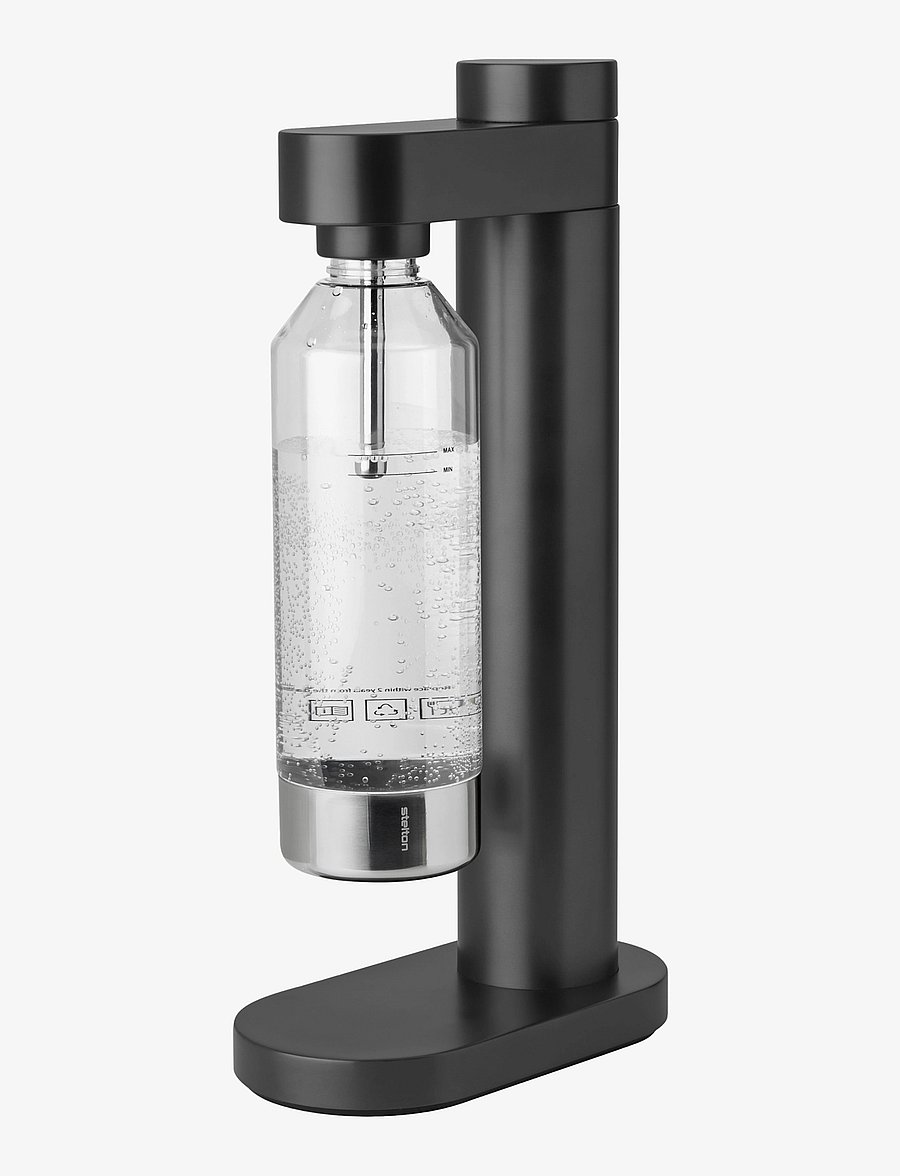 Stelton - Brus carbonator - mulliveemasinad - black metallic - 3