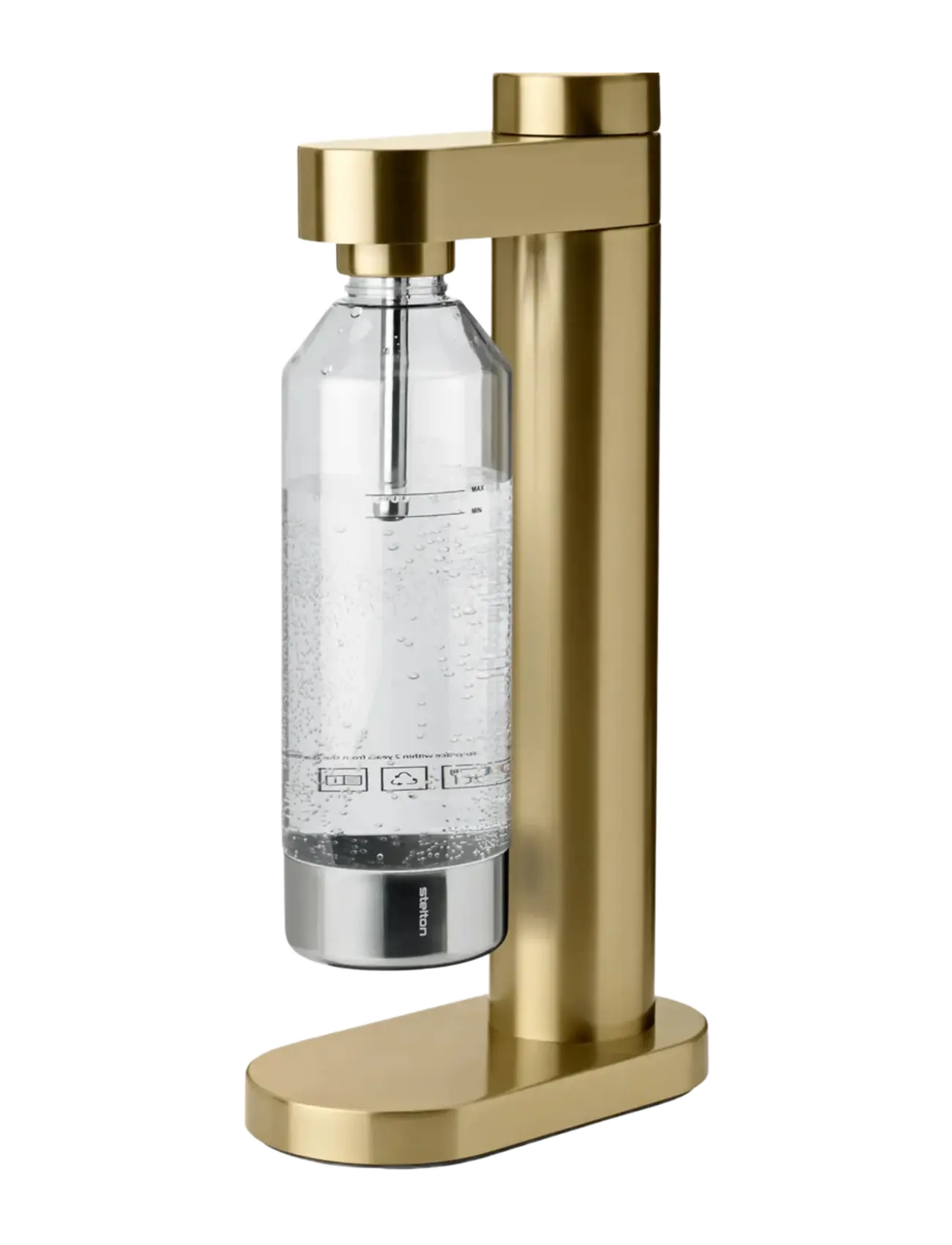 Stelton Brus Kulsyremaskine Brushed Brass, Kitchen Appliances, Nude, Str: H:42CM