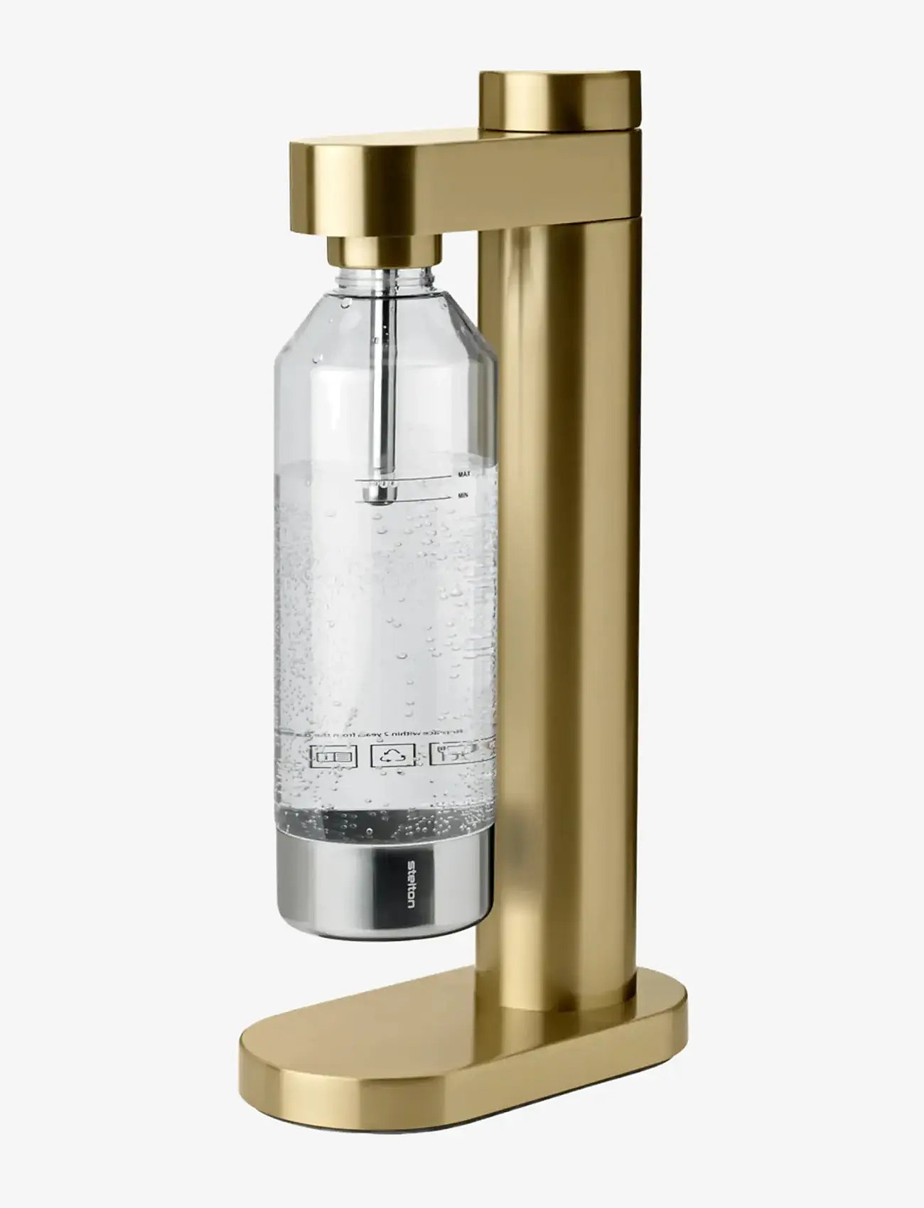 Stelton - Brus carbonator - soda machines - brushed brass - 1
