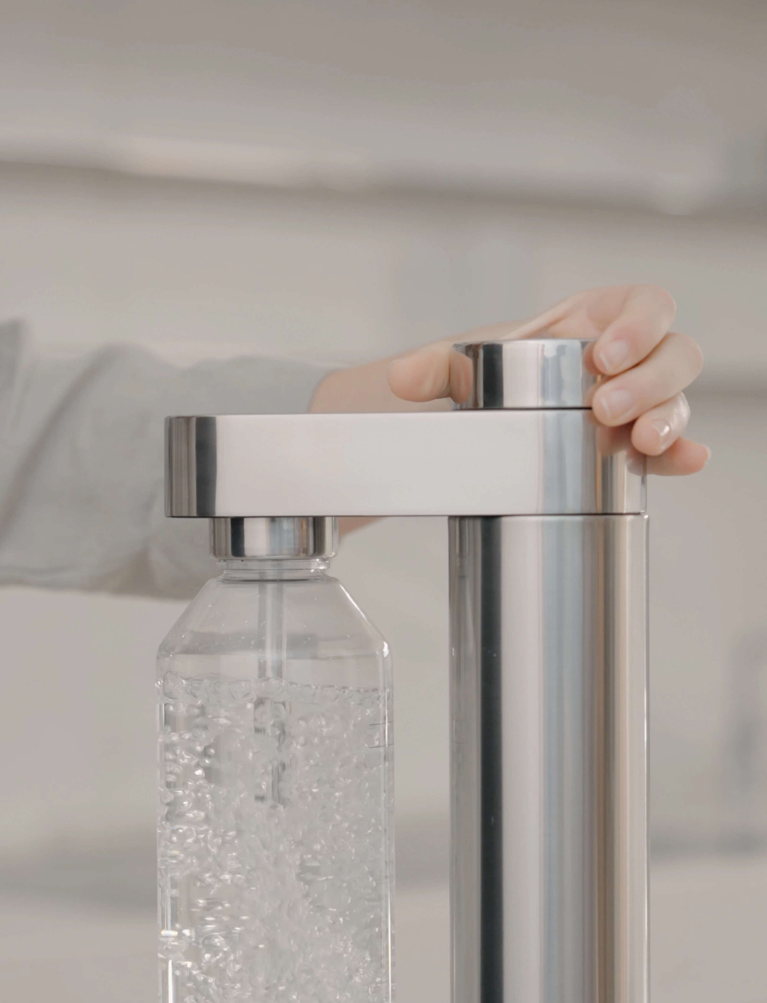 Stelton - Brus kulsyremaskine - køkkenmaskiner - steel - 4