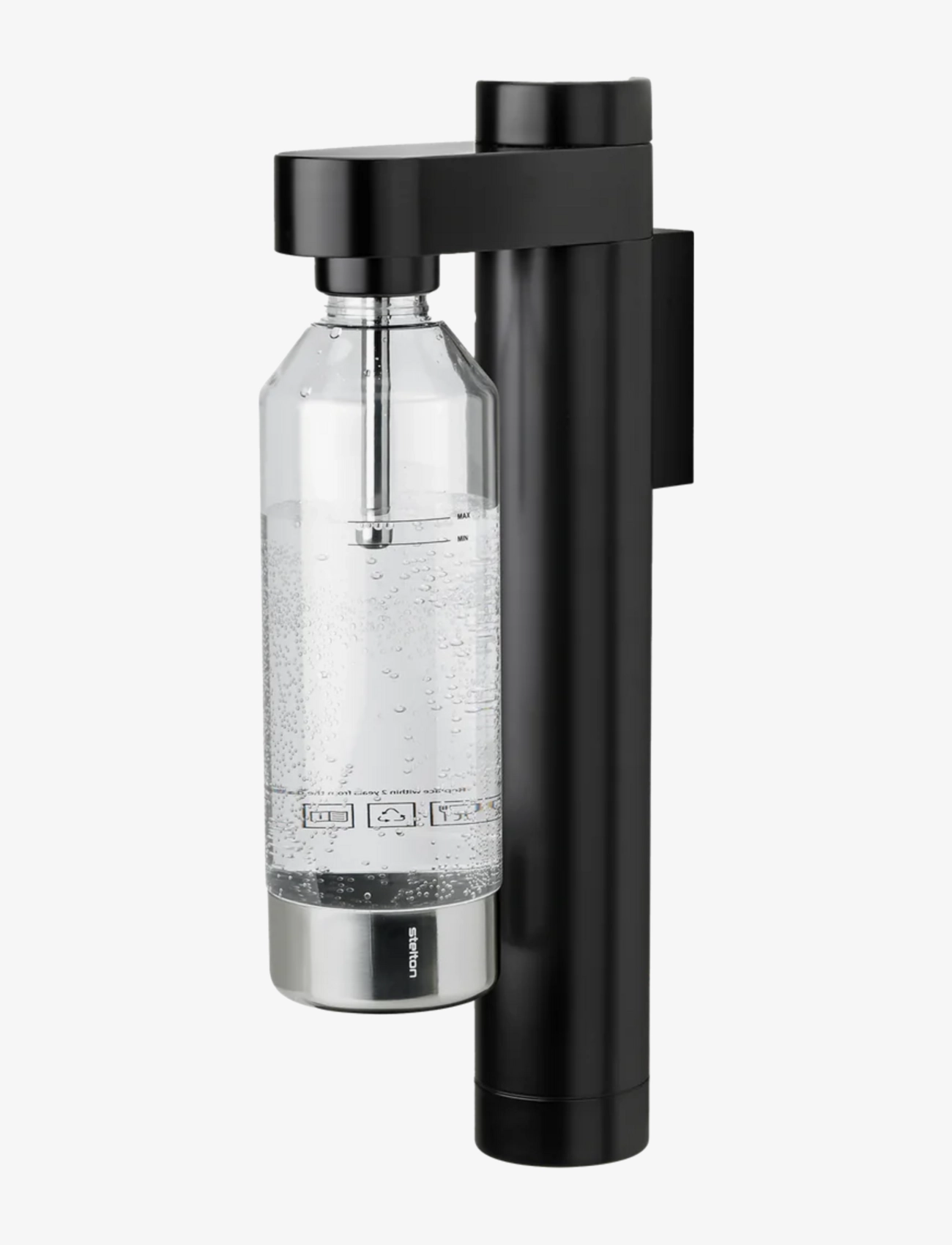 Stelton Brus Kulsyremaskine, Væghængt Black, Kitchen Appliances, Sort, Str: ONE SIZE
