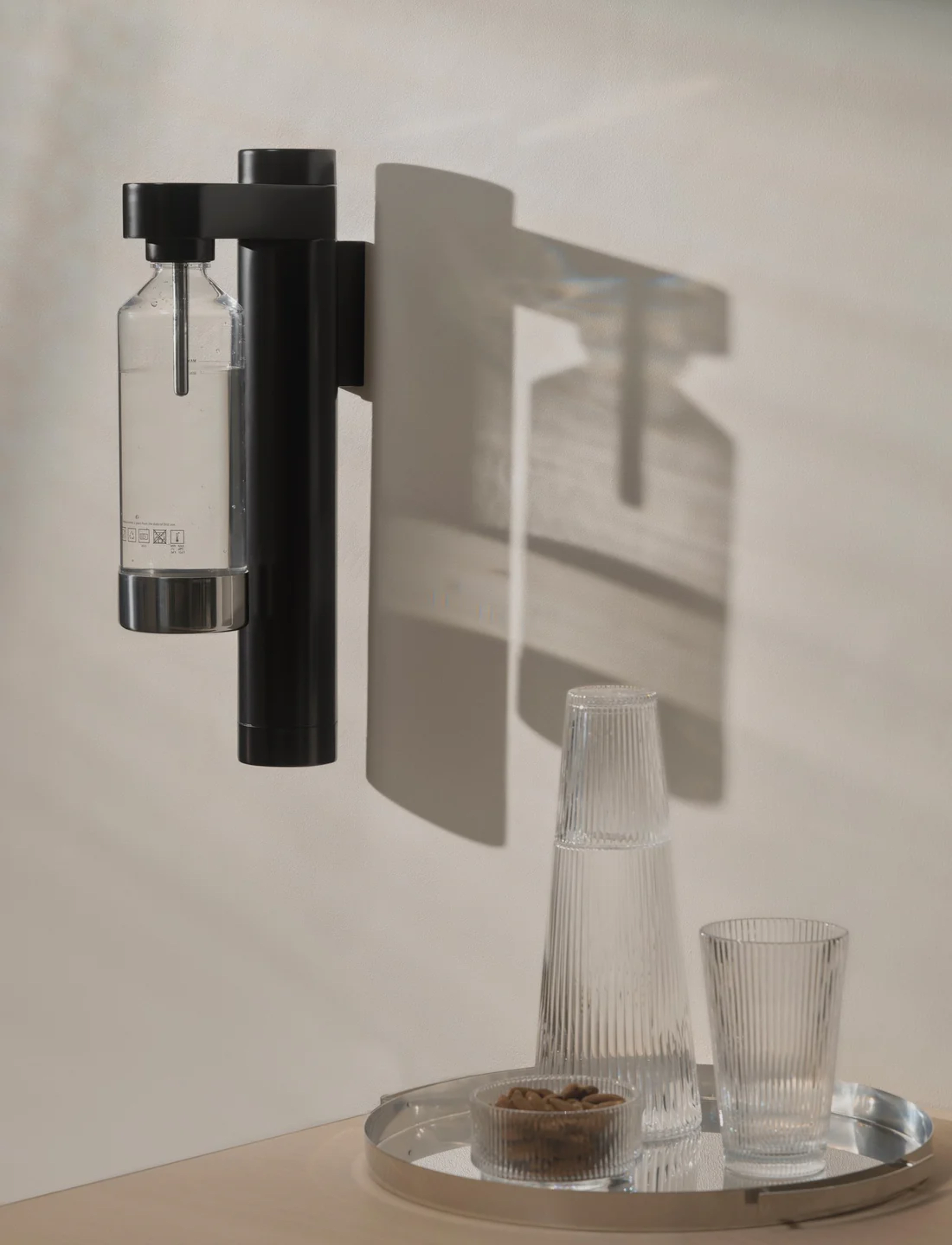 Stelton Brus Kulsyremaskine, Væghængt Black, One Size, Kitchen, Schwarz - Kitchen Appliances, Homeware