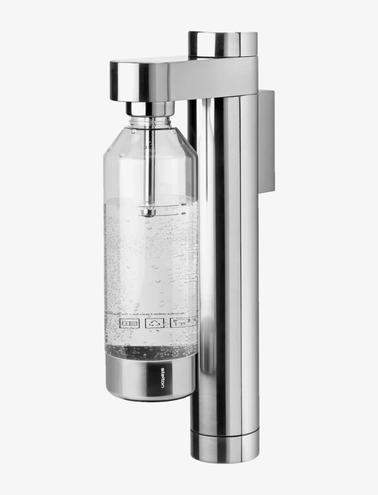Stelton Brus Kulsyremaskine, Væghængt Steel, Kitchen Appliances, Sølv, Str: H:42CM
