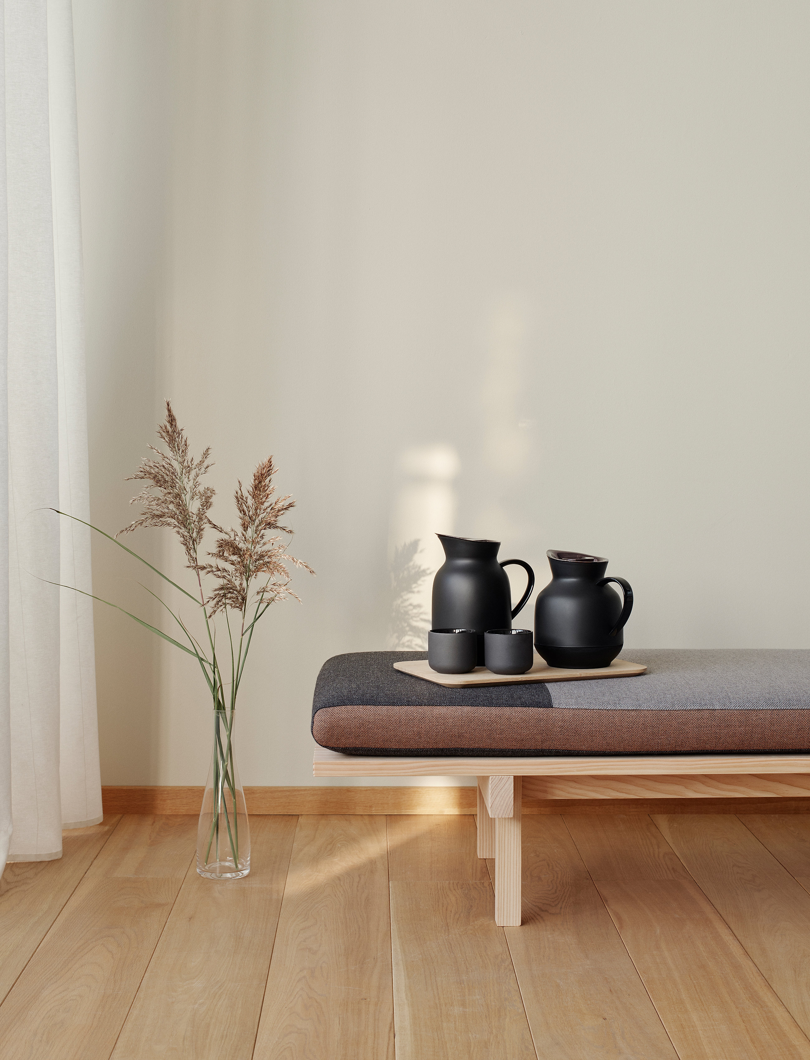 Stelton Amphora Termokande, Kaffe 1 L. Soft Black, 1 L, Black, Kander Og Karafler > Termokarafler, Unisex