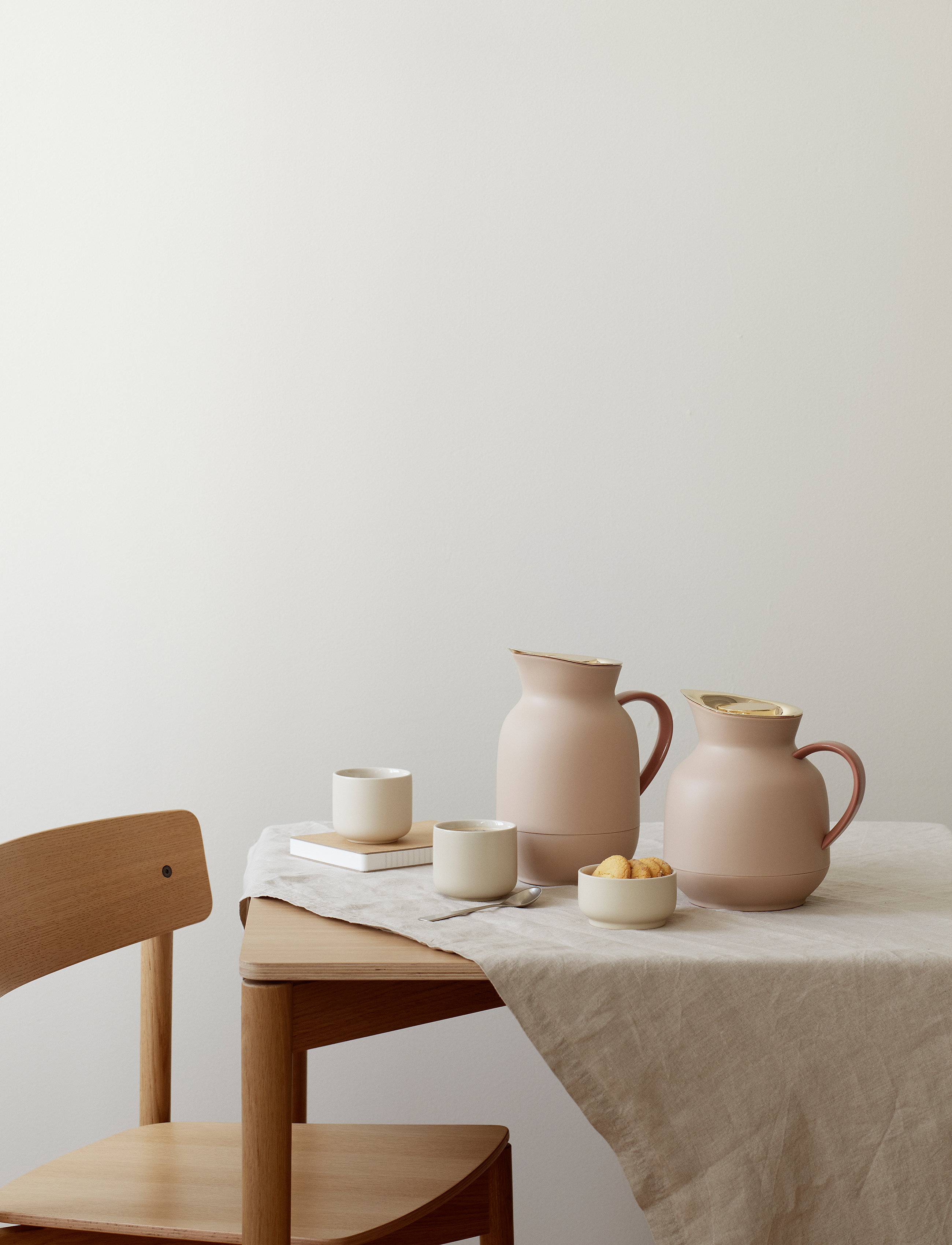 Stelton Amphora Termokande, Te 1 L. Soft Peach, L, Tableware, Rosa - Jugs & Carafes, Homeware