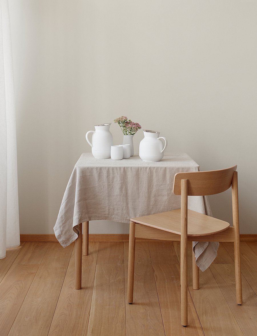 Stelton - Amphora vacuum jug - tea, 1 l. - thermoskannen - soft white - 2