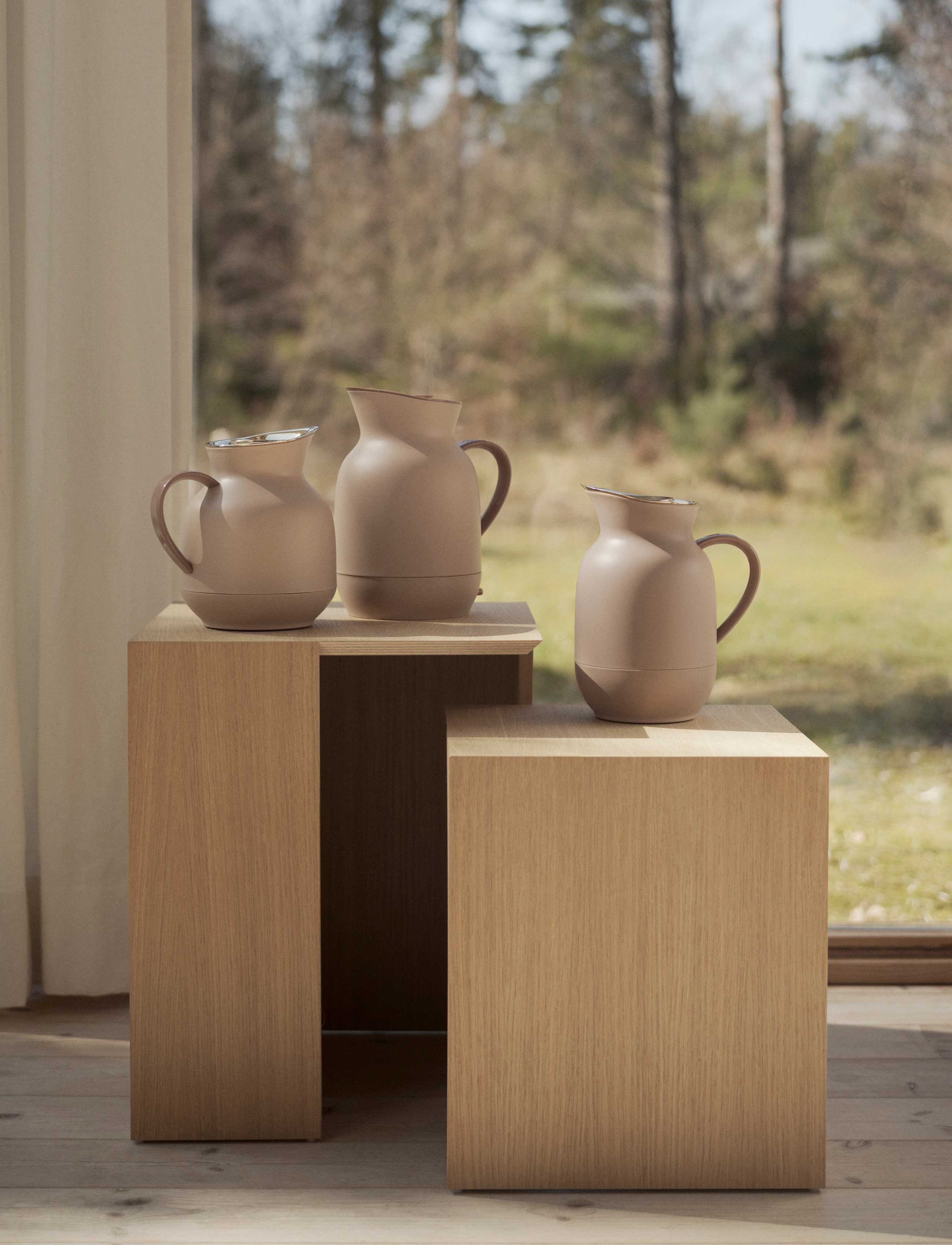 Stelton - Amphora electric kettle (EU) 1.2 l. soft peach - soft peach - 3