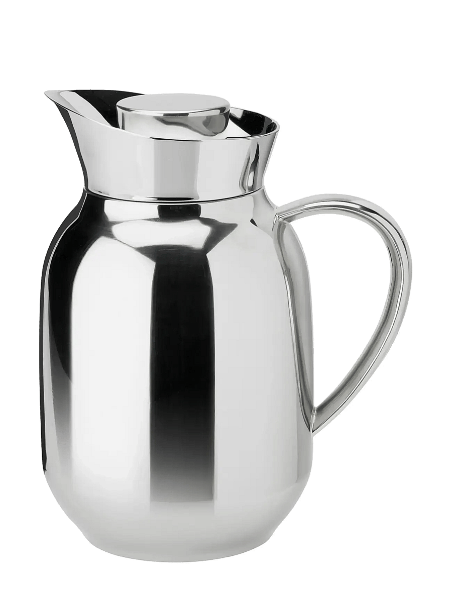 Stelton - Stelton Amphora vacuum jug 1.2 l. steel - termoskannud - steel - 1
