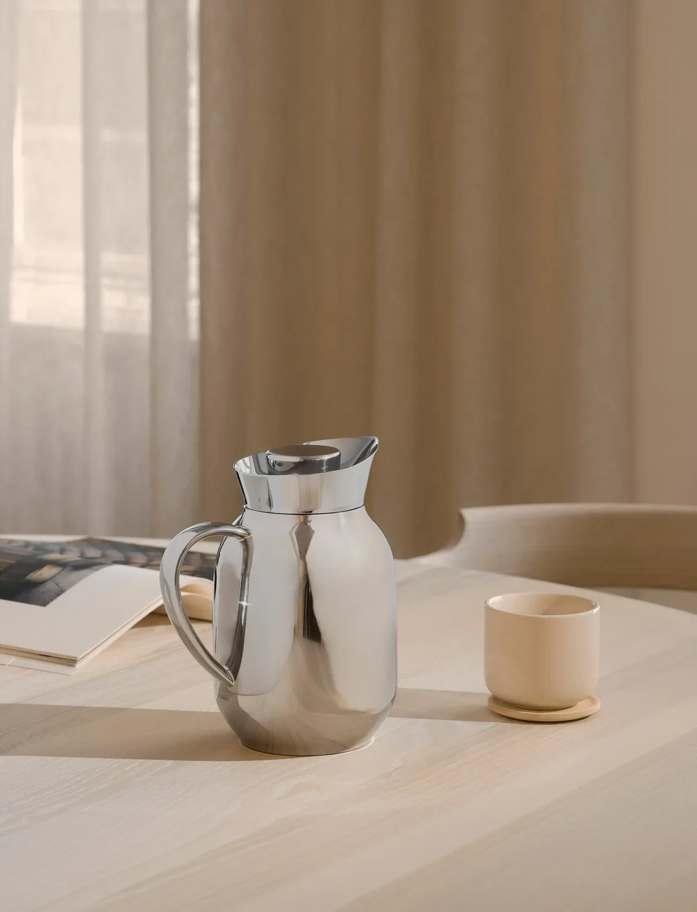 Stelton - Stelton Amphora vacuum jug 1.2 l. steel - nach preis einkaufen - steel - 1