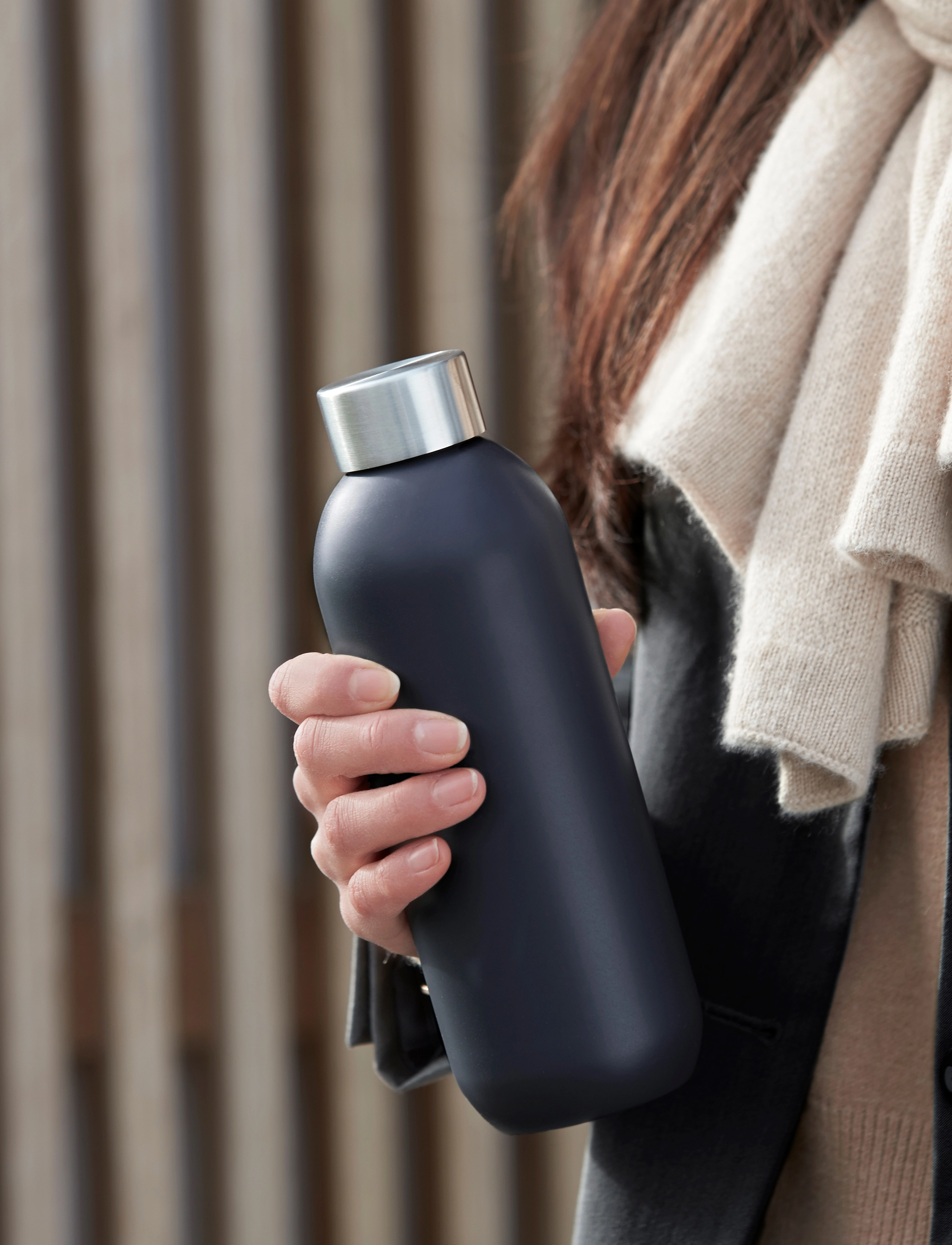 Stelton - Keep Cool vacuum insulated bottle 0.6 l. soft deep ocean - soft deep ocean - 1