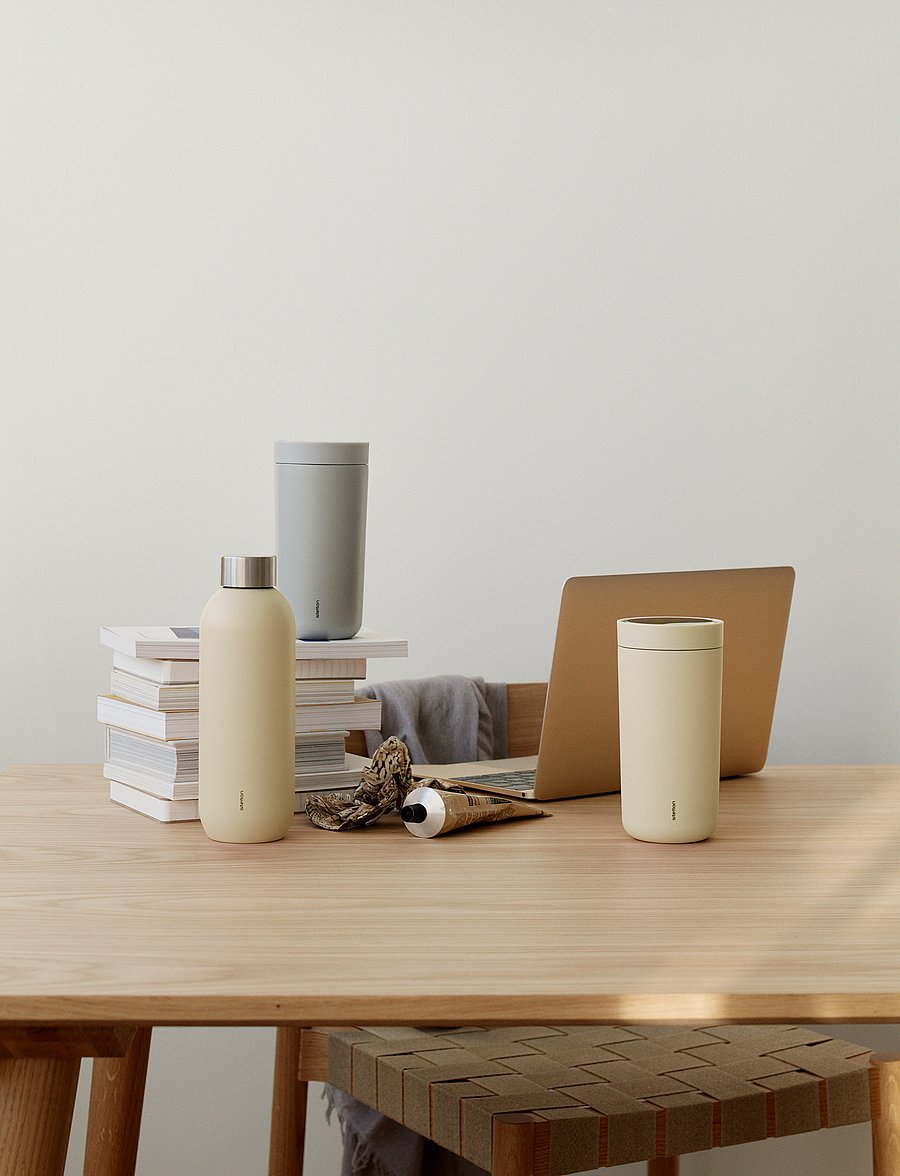 Stelton - Keep Cool vacuum insulated bottle 0.6 l. mellow yellow - mellow yellow - 1
