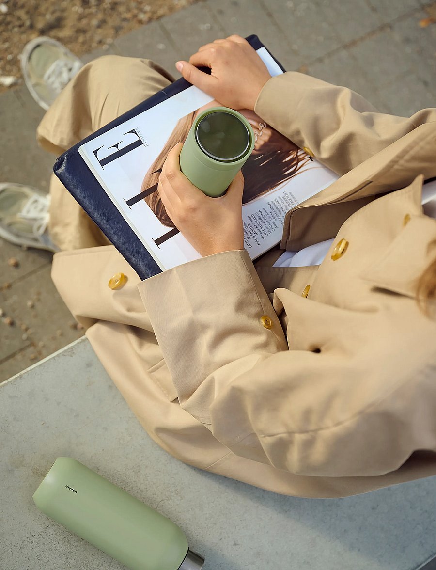 Stelton - Keep Cool vacuum insulated bottle 0.6 l. soft fern green - termopudelid - soft fern green - 2