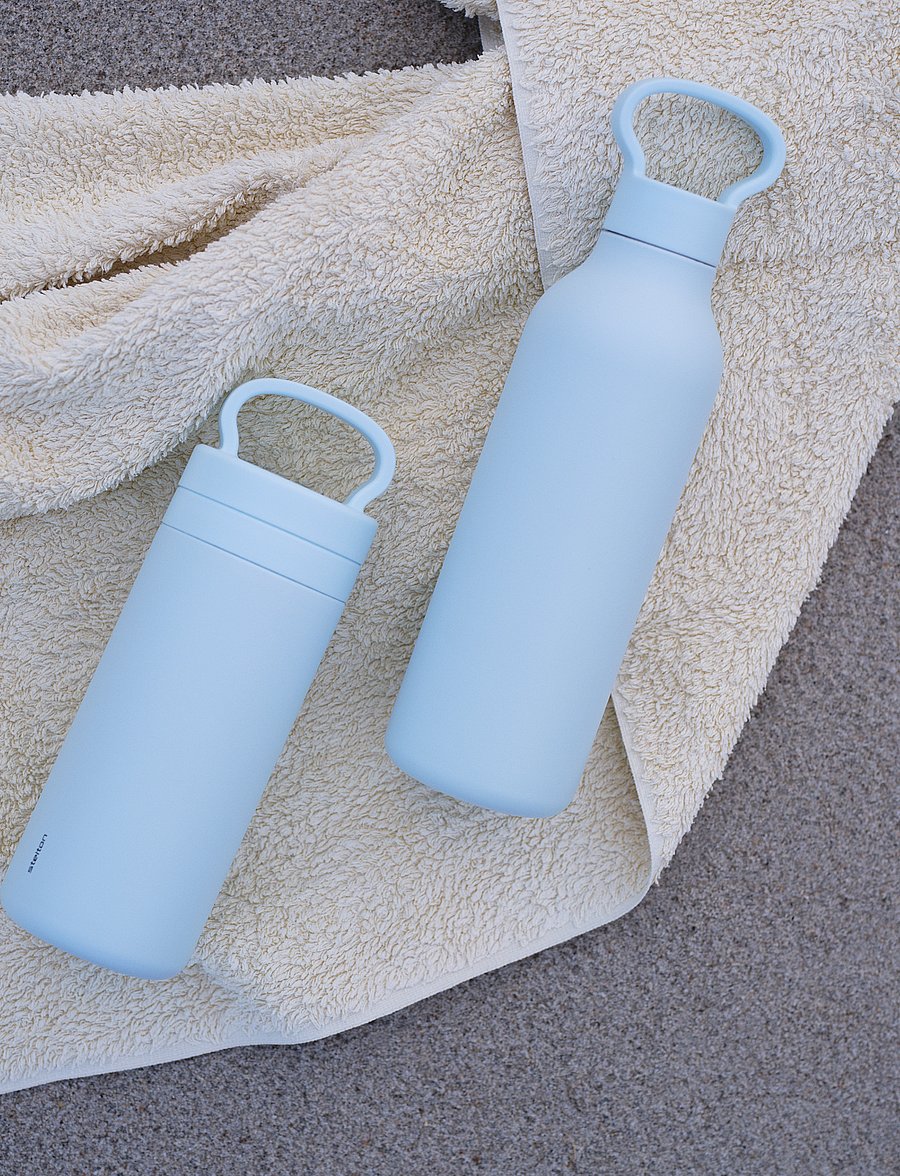 Stelton - Tabi vacuum insulated bottle 0.55 l. soft ice blue - soft ice blue - 1