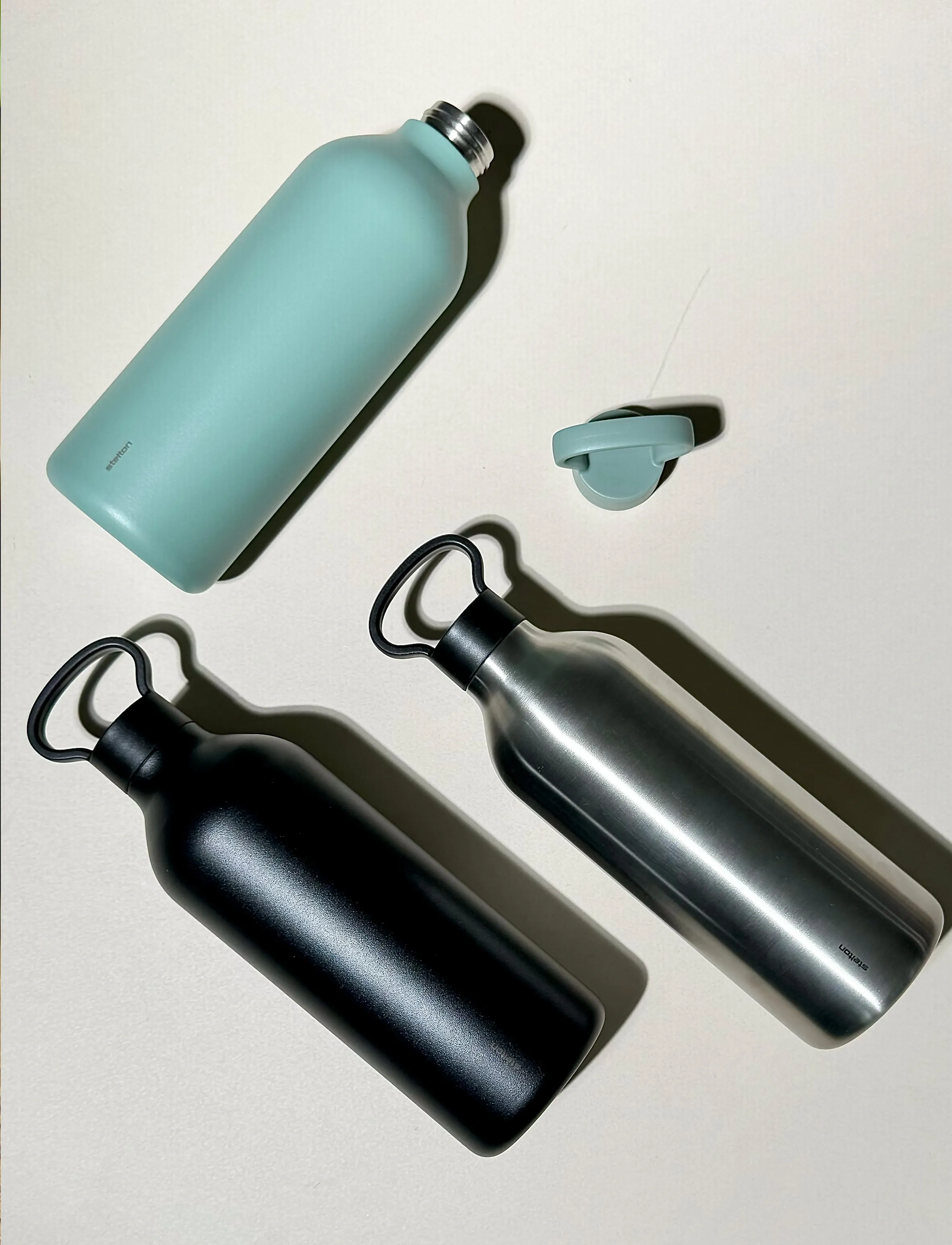 Stelton - Tabi termoflaske 1 l. steel - tilbehør til vandflasker - steel - 3